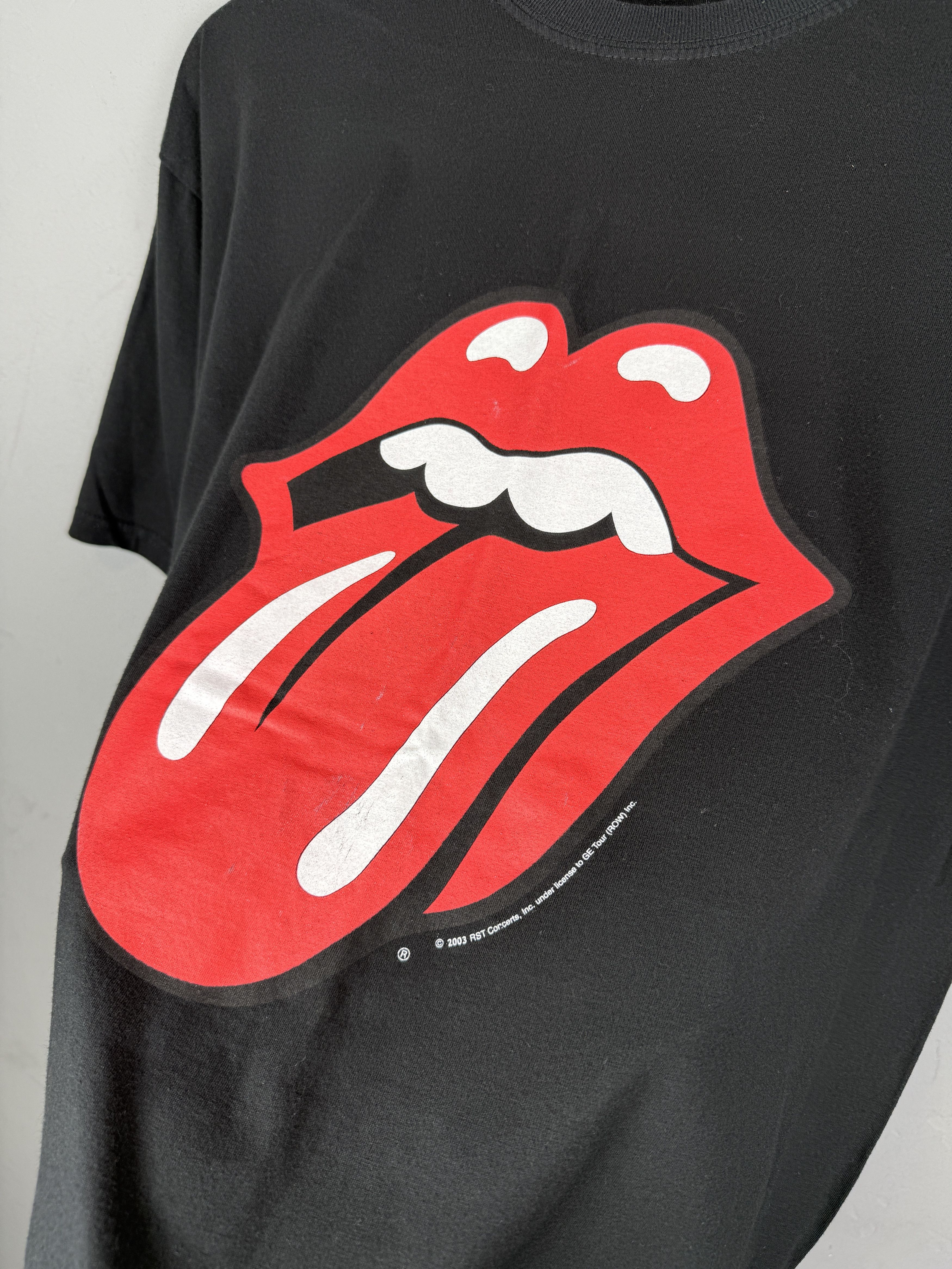 Band Tees × The Rolling Stones Vintage The Rolling Stones 2003 Band T Shirt Tour Black Size US L / EU 52-54 / 3 - 3 Thumbnail