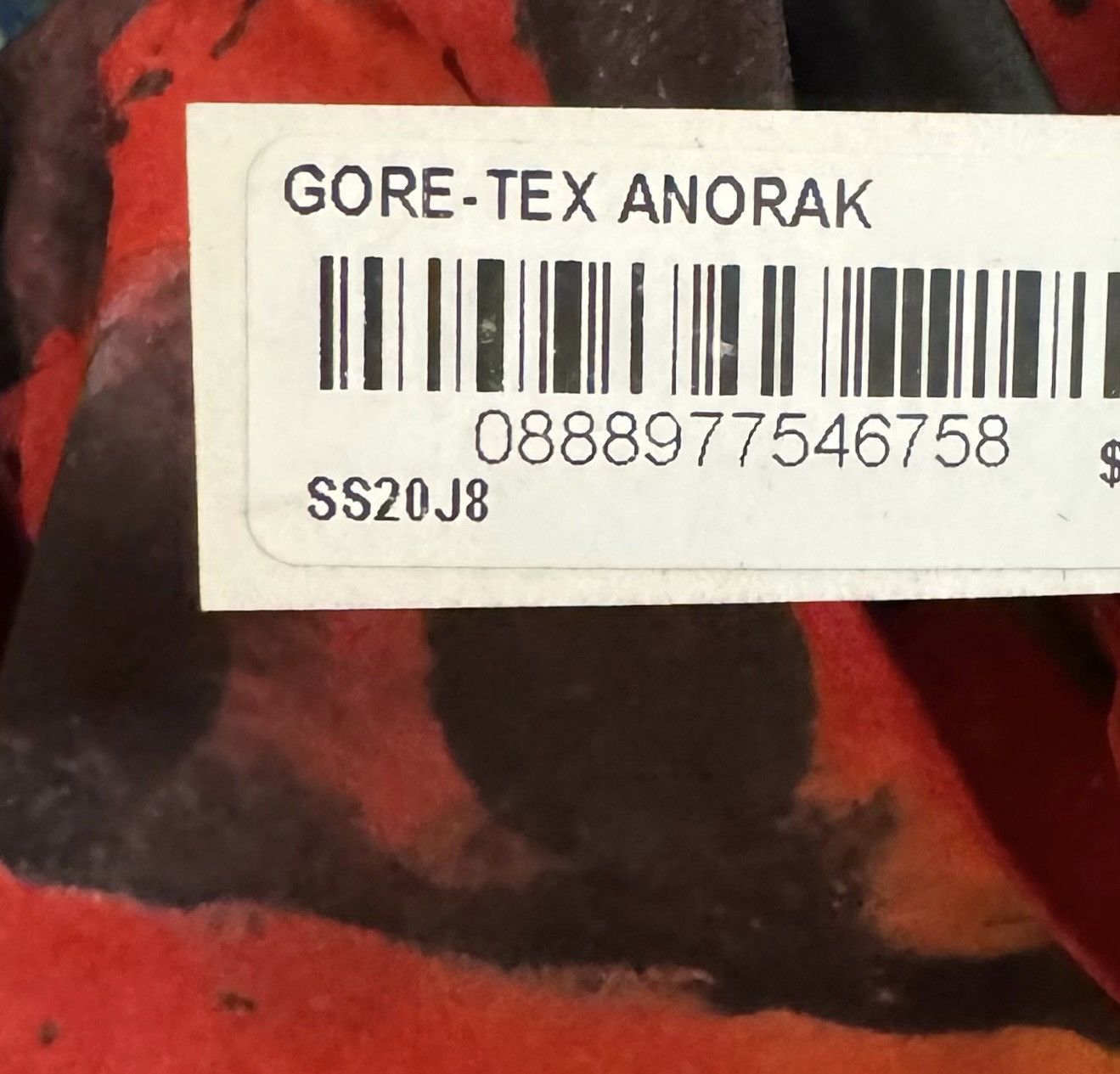 Supreme Supreme Gore-Tex Anorak Rammellzee Red Sz M Size US M / EU 48-50 / 2 - 5 Thumbnail