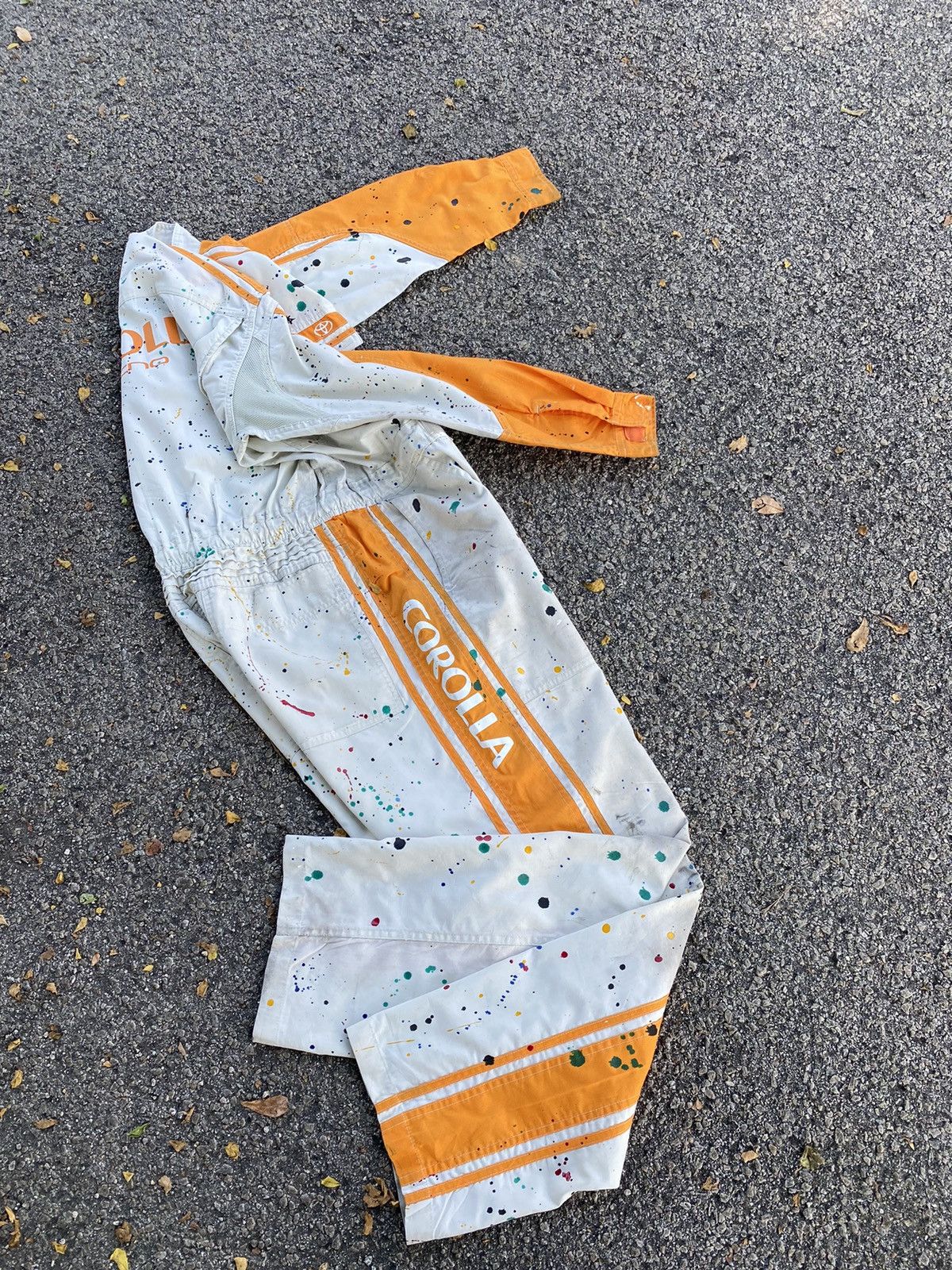 Vintage 🔥 Distressed 🔥 Vintage Toyota Corolla Tecno Jumpsuit Size US 36 / EU 52 - 17 Thumbnail