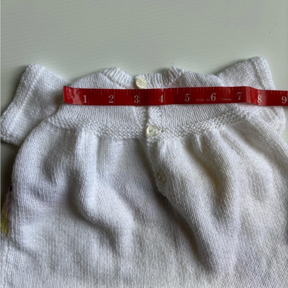 Designer Vintage Handmade Knitted Dress Size US XXS / EU 40 - 3 Thumbnail