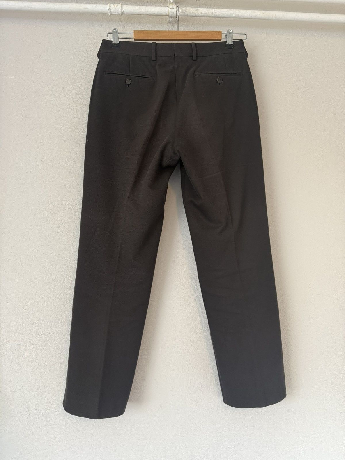 Hermes Brown Cotton-Cashmere Trousers Size US 32 / EU 48 - 7 Thumbnail