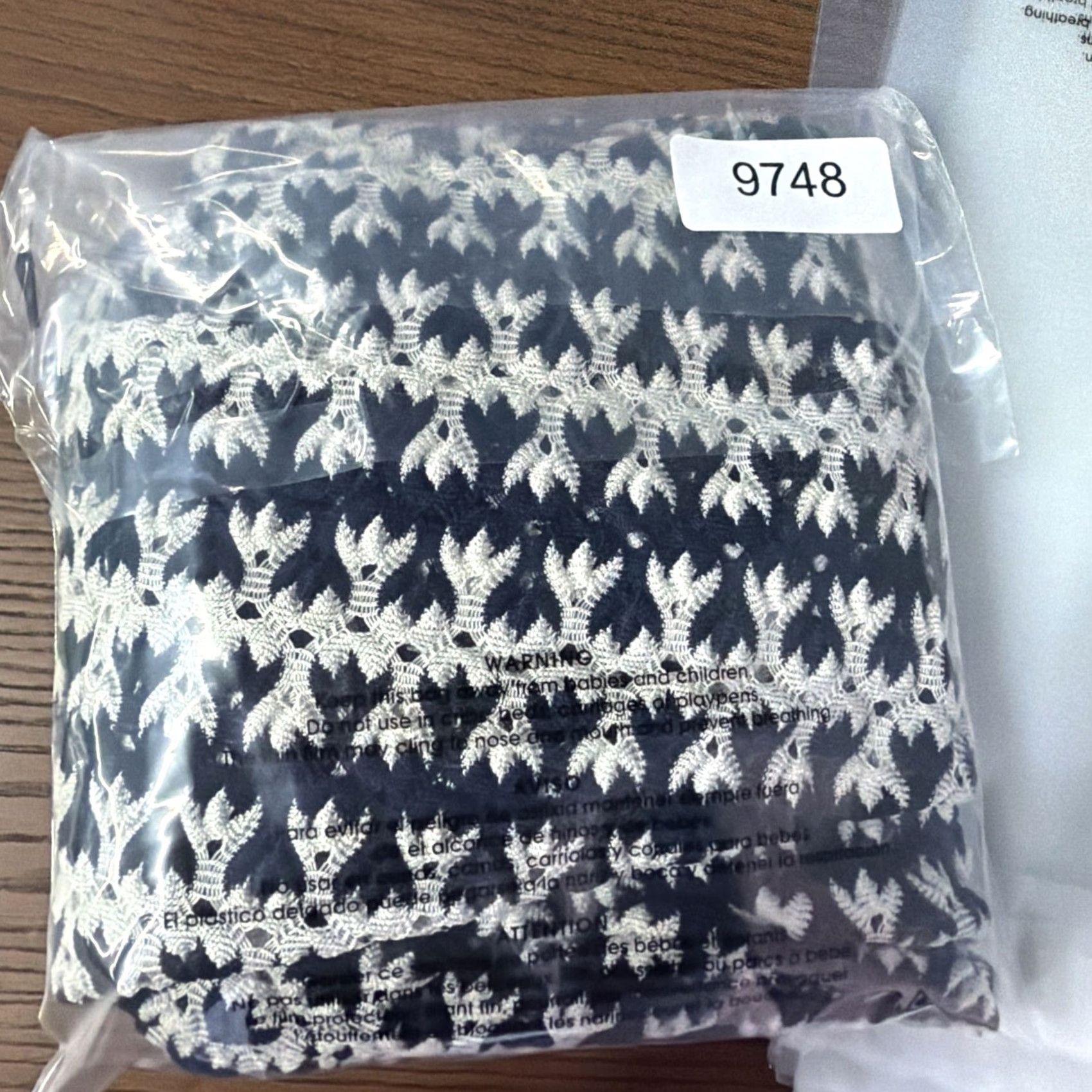 Zara ZARA Crochet Women's Blouse Long Sleeve Open Back Blue/White Size M NWT Womens Size M / US 6-8 / IT 42-44 - 5 Thumbnail