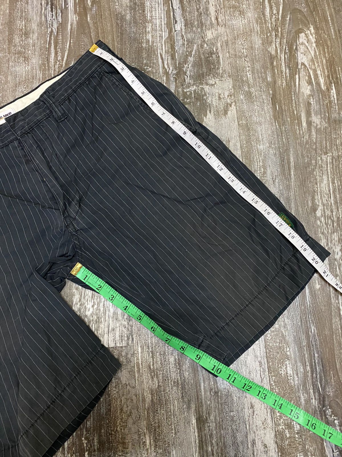 Bape A bathing Ape - Striped Chino Shorts Size US 33 - 10 Thumbnail
