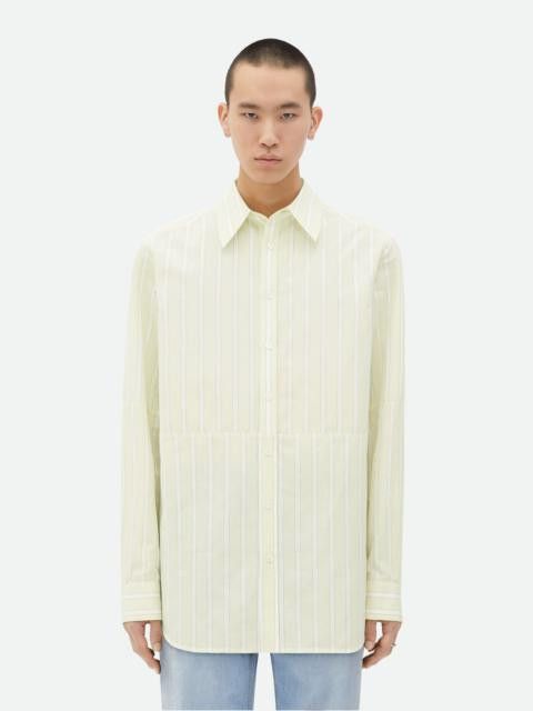 Bottega Veneta cotton and linen relaxed striped shirt Size US L / EU 52-54 / 3 - 1 Preview