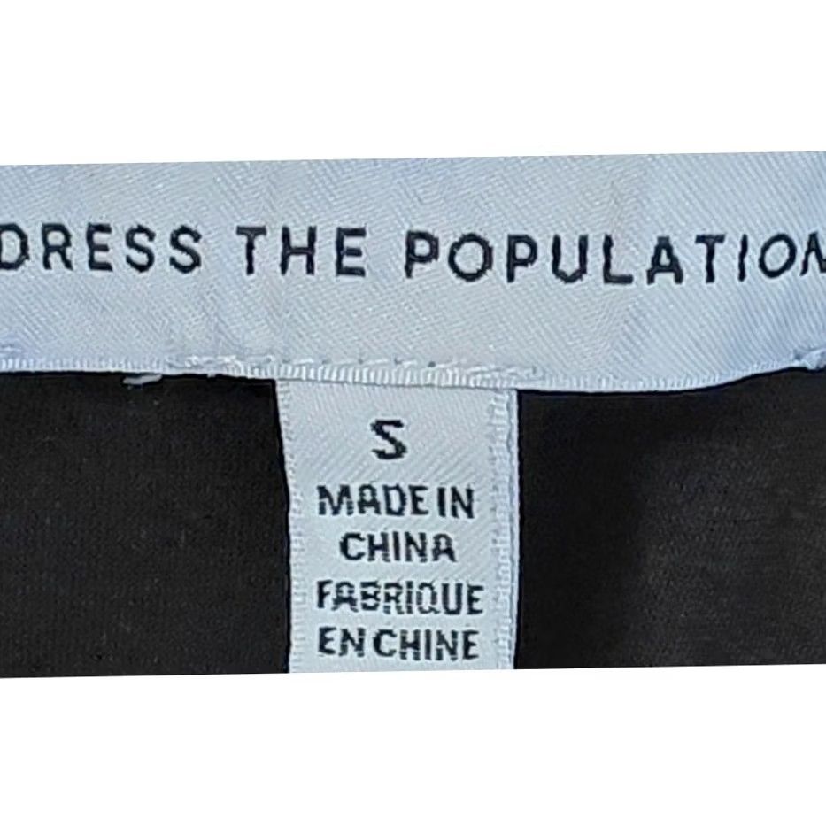 Dress the Population Dress The Population Black Knit Dress Knee Length Long Sleeve Women Size S Size S / US 4 / IT 40 - 3 Thumbnail