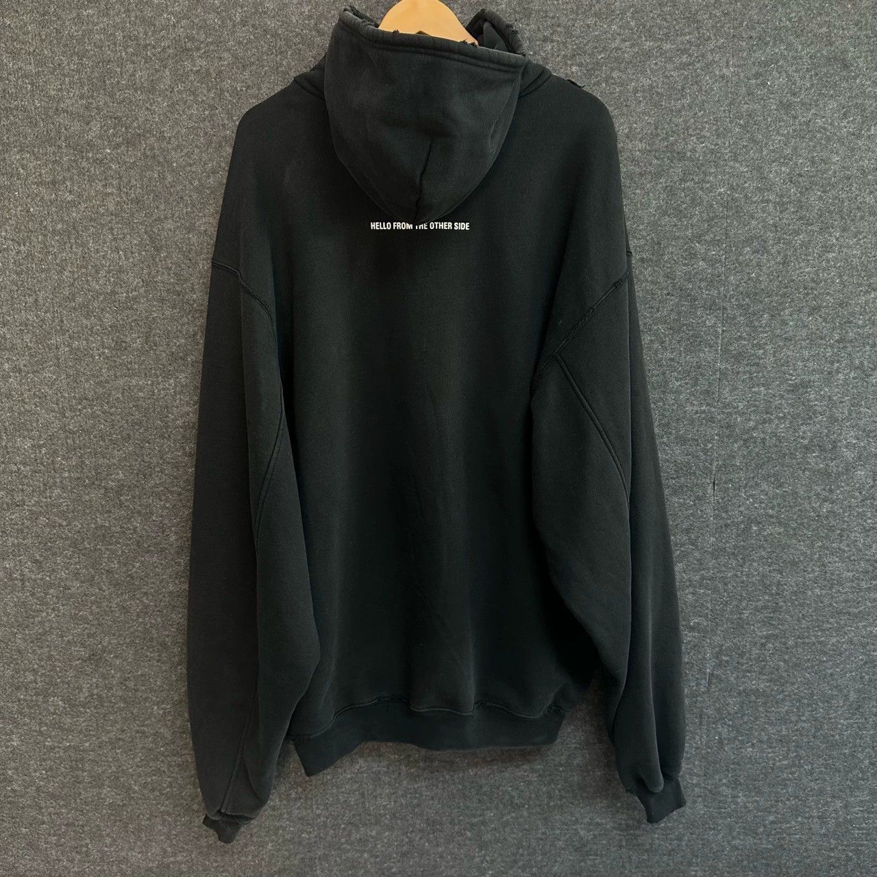 Balenciaga Balenciaga Alien Black Hoodie Sweatshirt-2508 Size US XS / EU 42 / 0 - 2 Thumbnail