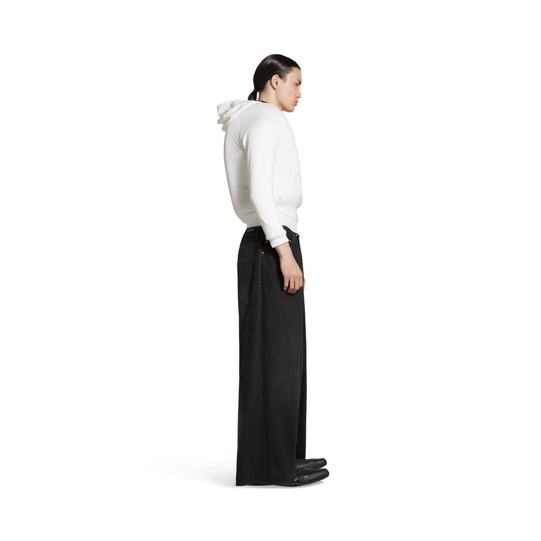 Balenciaga o1mt1gz1224 Double Side Pants in Black Size US 28 / EU 44 - 3 Thumbnail
