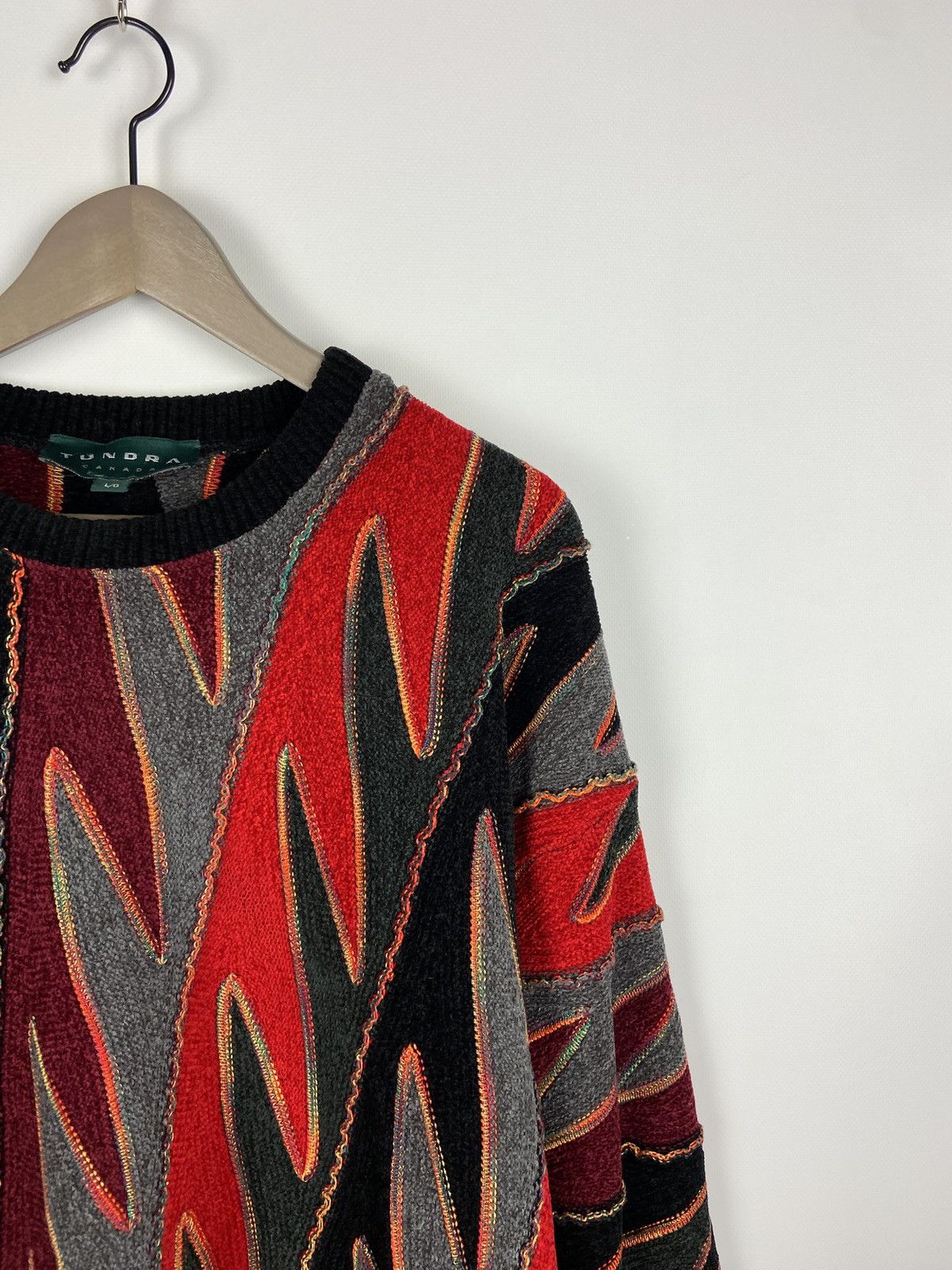 Tundra Vintage Tundra Coogi Style Men’s Knit 3D Textured Sweater Size US L / EU 52-54 / 3 - 7 Thumbnail