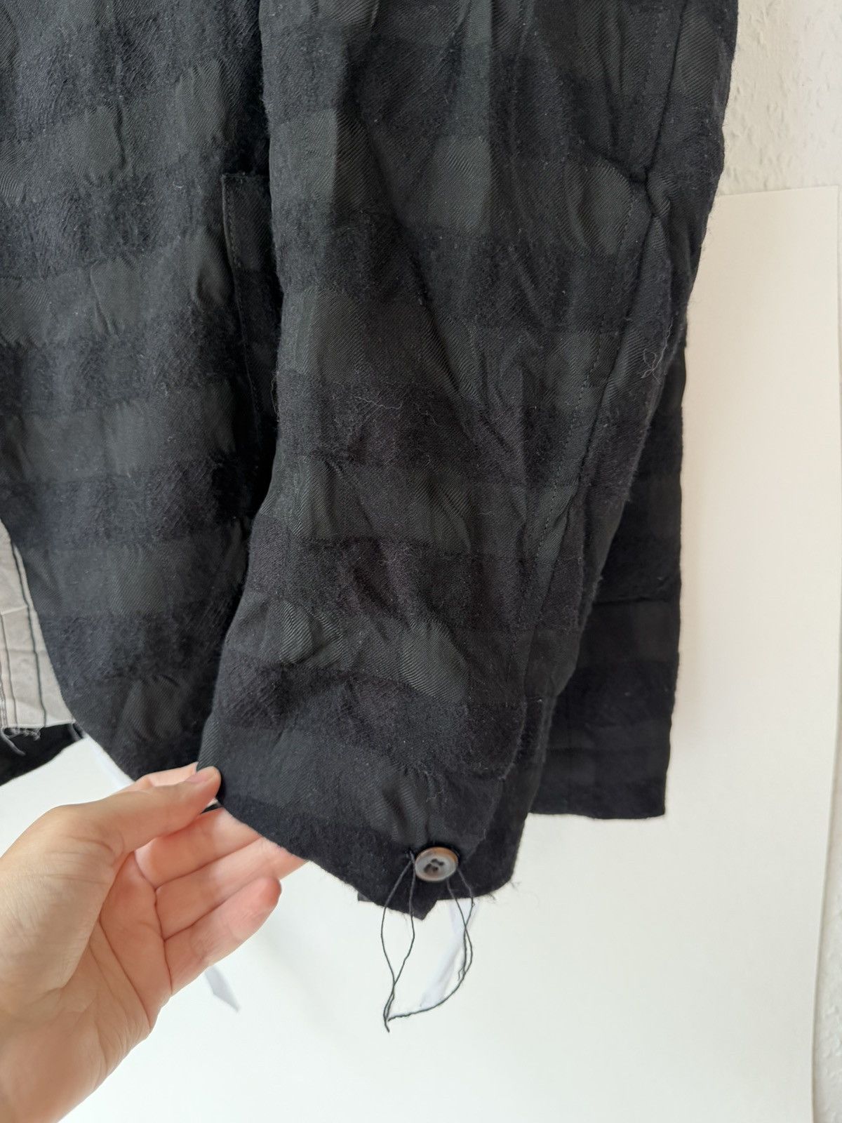 Archivio J.M. Ribot Archivio J. M. Ribot Black Checked Blazer Size US XL / EU 56 / 4 - 4 Thumbnail