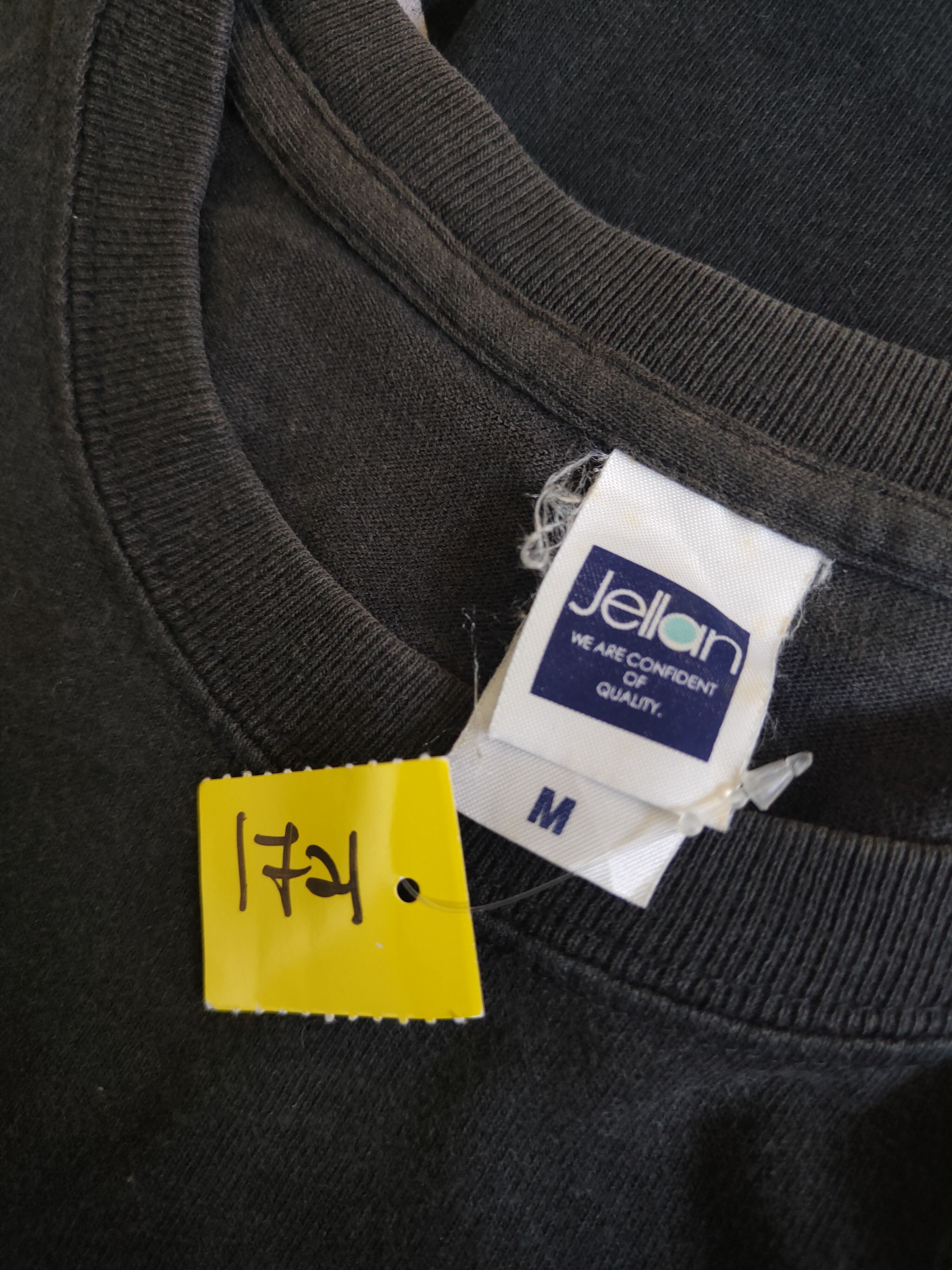 Japanese Brand DL Jellan Japan Black Long Sleeve T-shirts #1721 Size US M / EU 48-50 / 2 - 12 Thumbnail