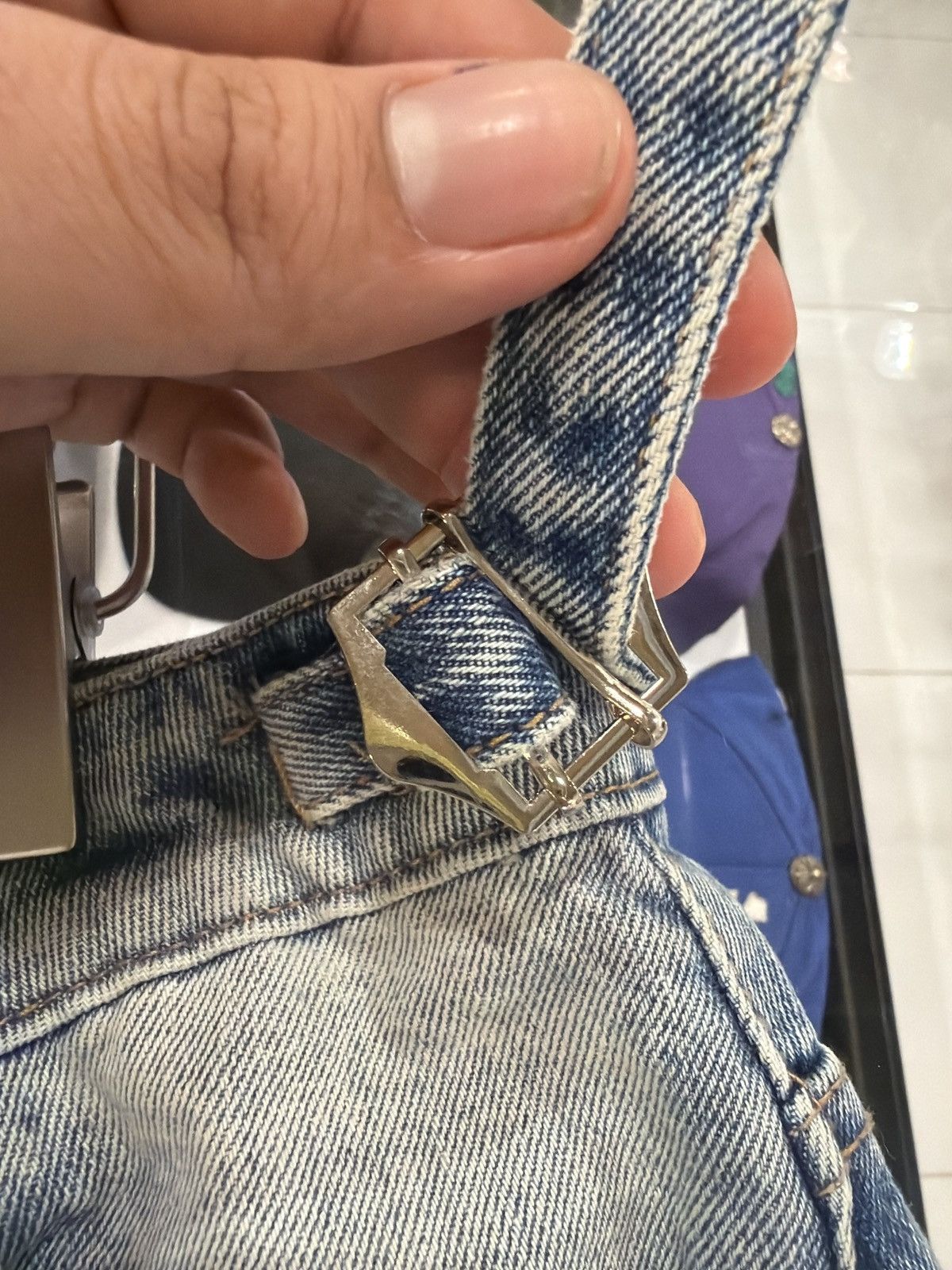 HMDD HMDD Crystal Light Wash Jorts Size US 34 / EU 50 - 5 Thumbnail