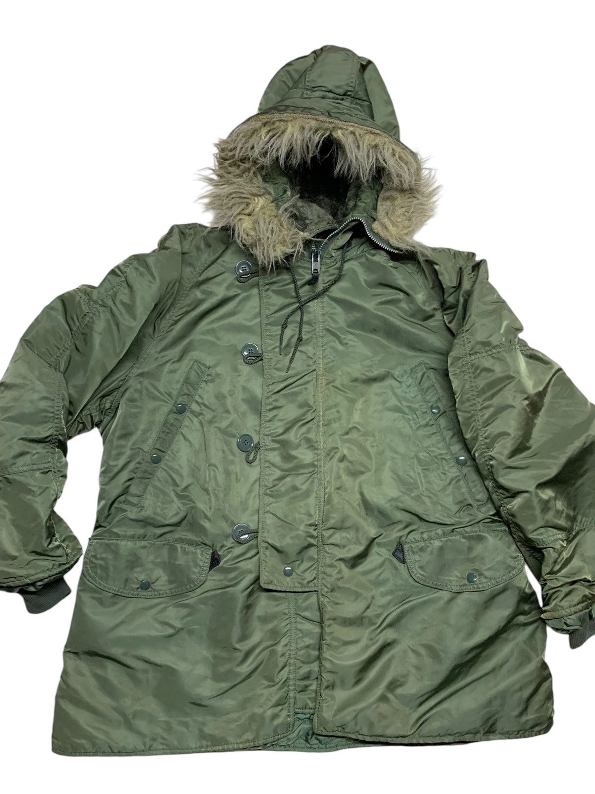 Alpha Industries ALPHA INDUSTRIES KNOX ARMORY SAGA GREEN PARKA JACKET Size US XXL / EU 58 / 5 - 7 Thumbnail