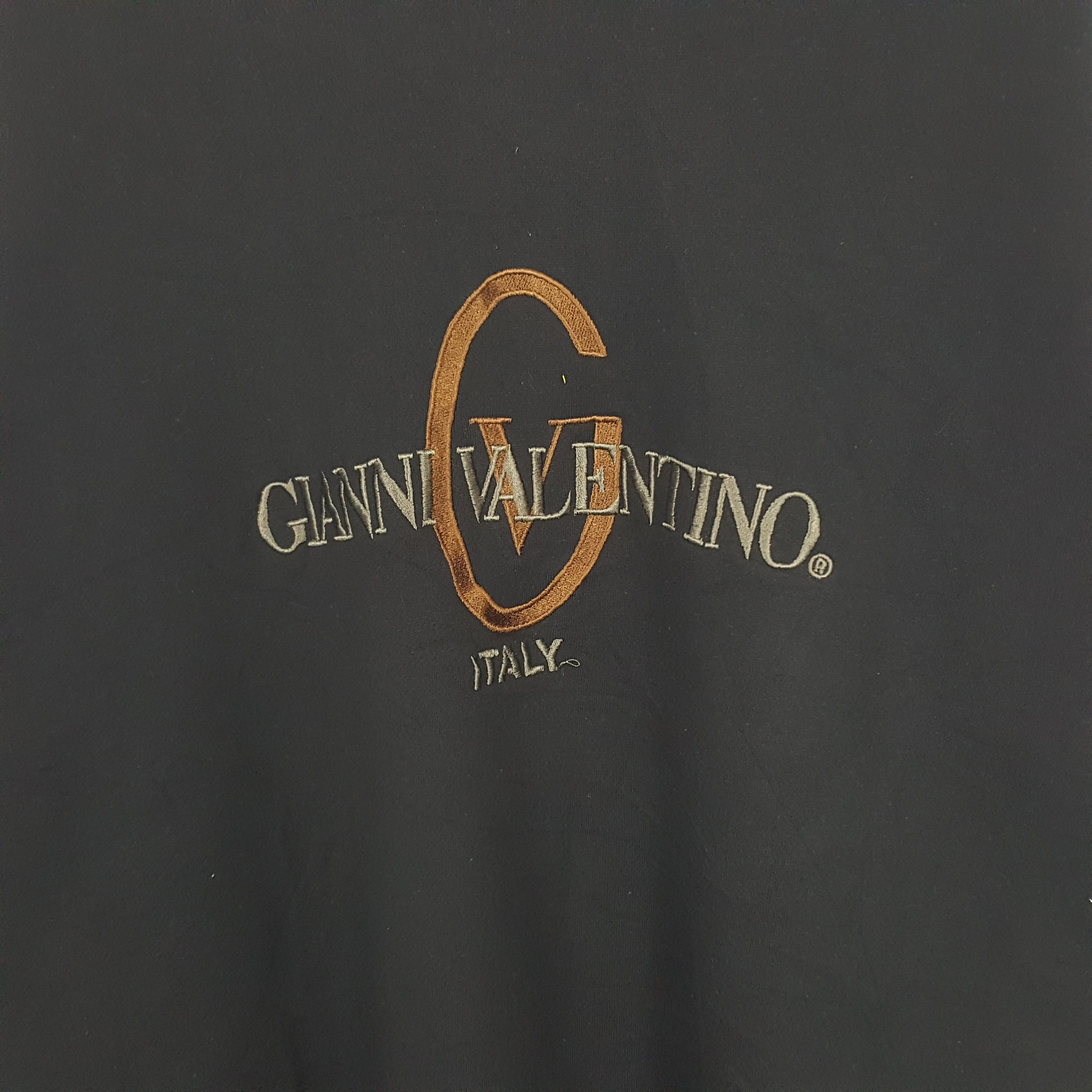 Gianni Valentino × Valentino × Vintage Vintage Gianni Valentino Italian Brand Sweatshirt Size US XL / EU 56 / 4 - 2 Thumbnail
