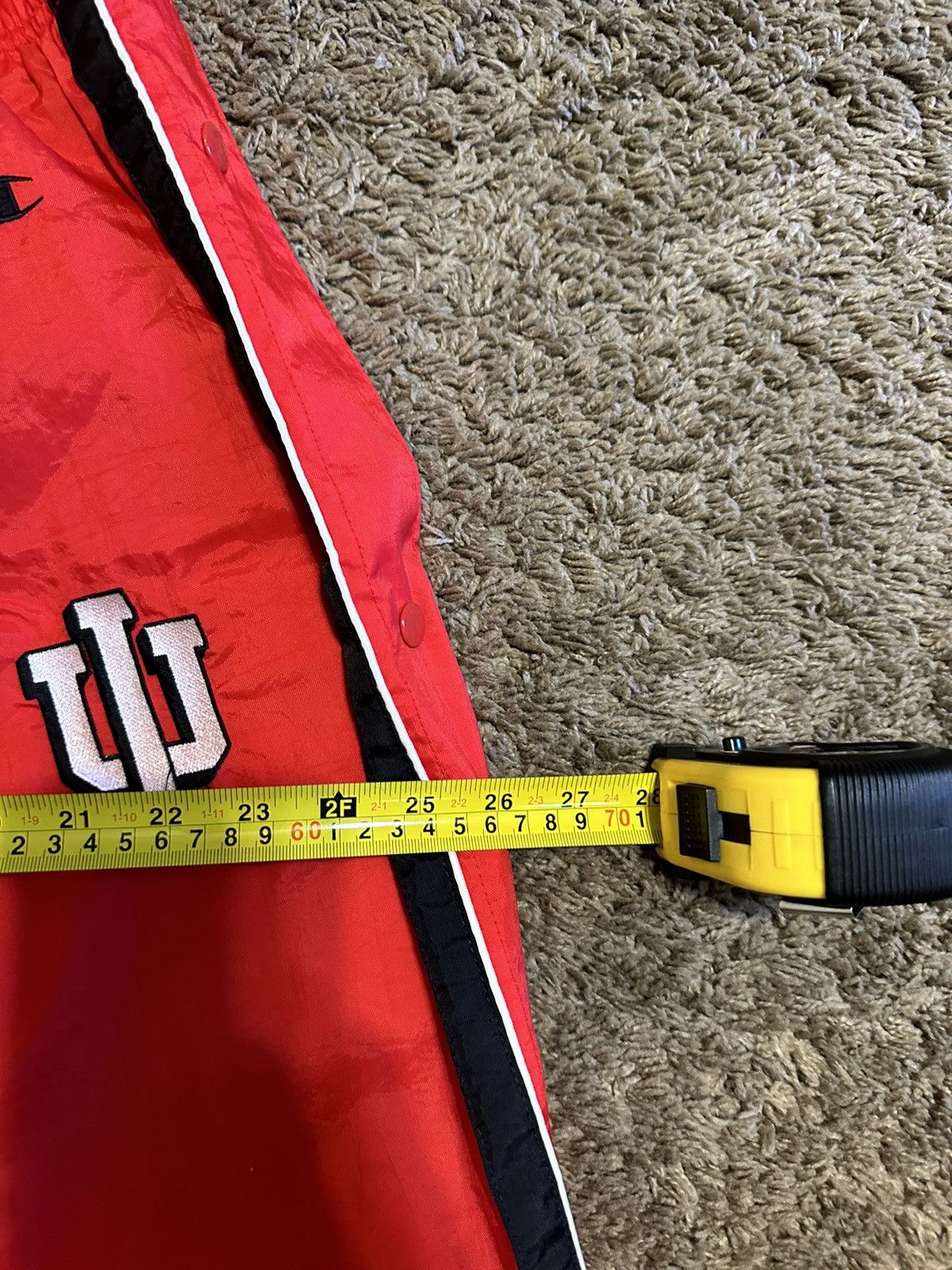 Champion × NCAA × Vintage Vintage NCAA champion Indiana tear away pants 90s size XL Size US XL / EU 56 / 4 - 5 Thumbnail