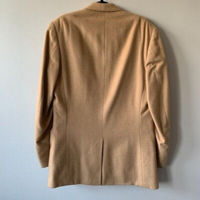 Turnbury Turnbury Sport Coat Mens Size 42R 100% Camel Hair Khaki Beig Size 42R - 15 Thumbnail