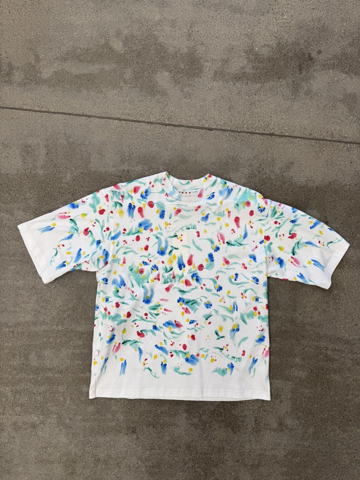 Marni Marni Splatter SS Tee Size US S / EU 44-46 / 1 - 1 Thumbnail
