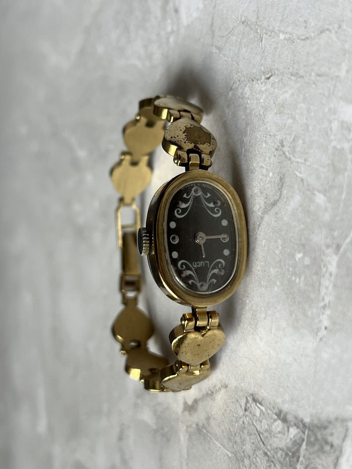 Jewelry × Vintage Vintage Luch Watch with Heart Bracelet Size ONE SIZE - 11 Thumbnail