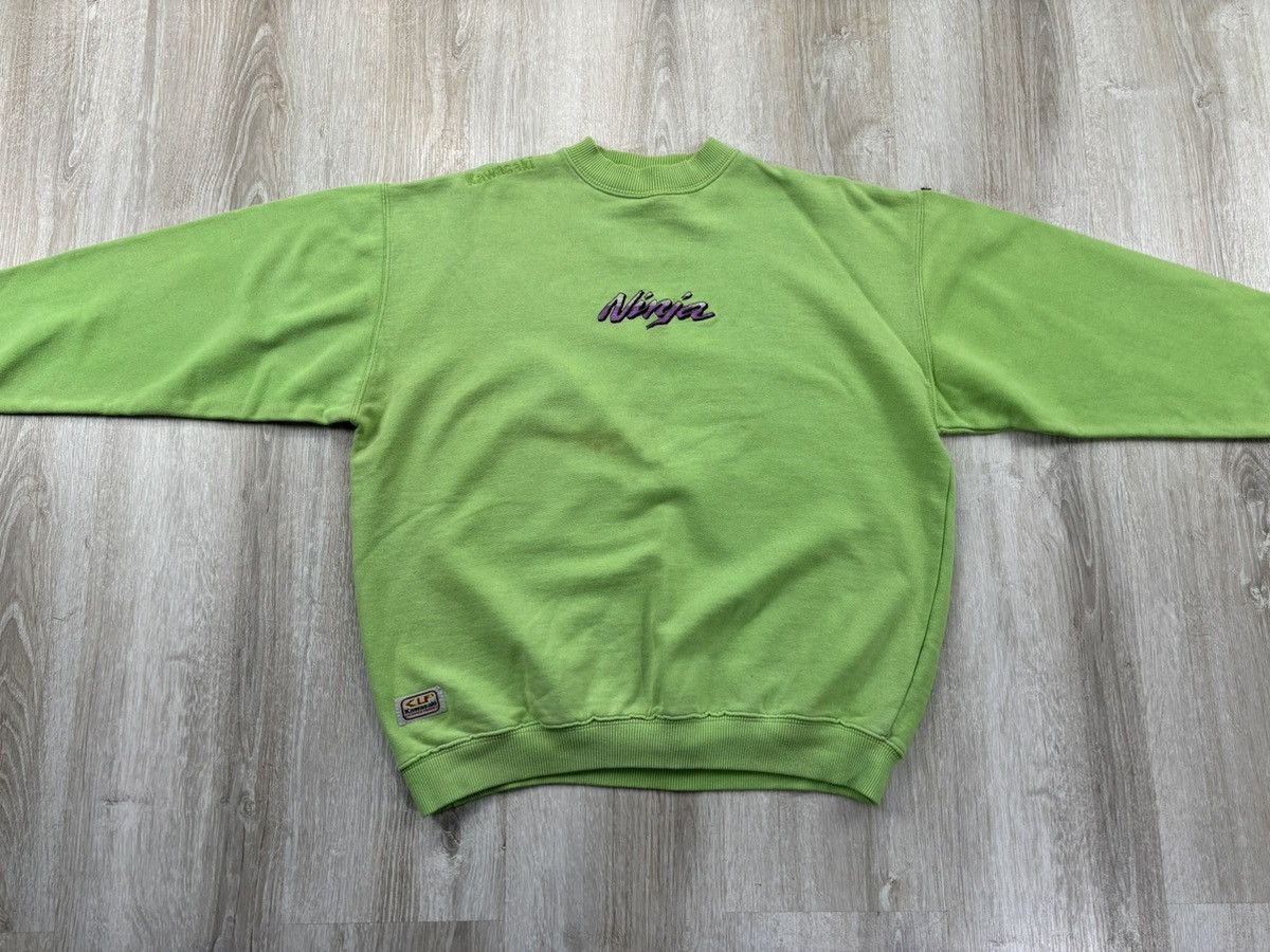 Vintage Mens vintage sweatshirt Kawasaki Size M Size US M / EU 48-50 / 2 - 2 Thumbnail