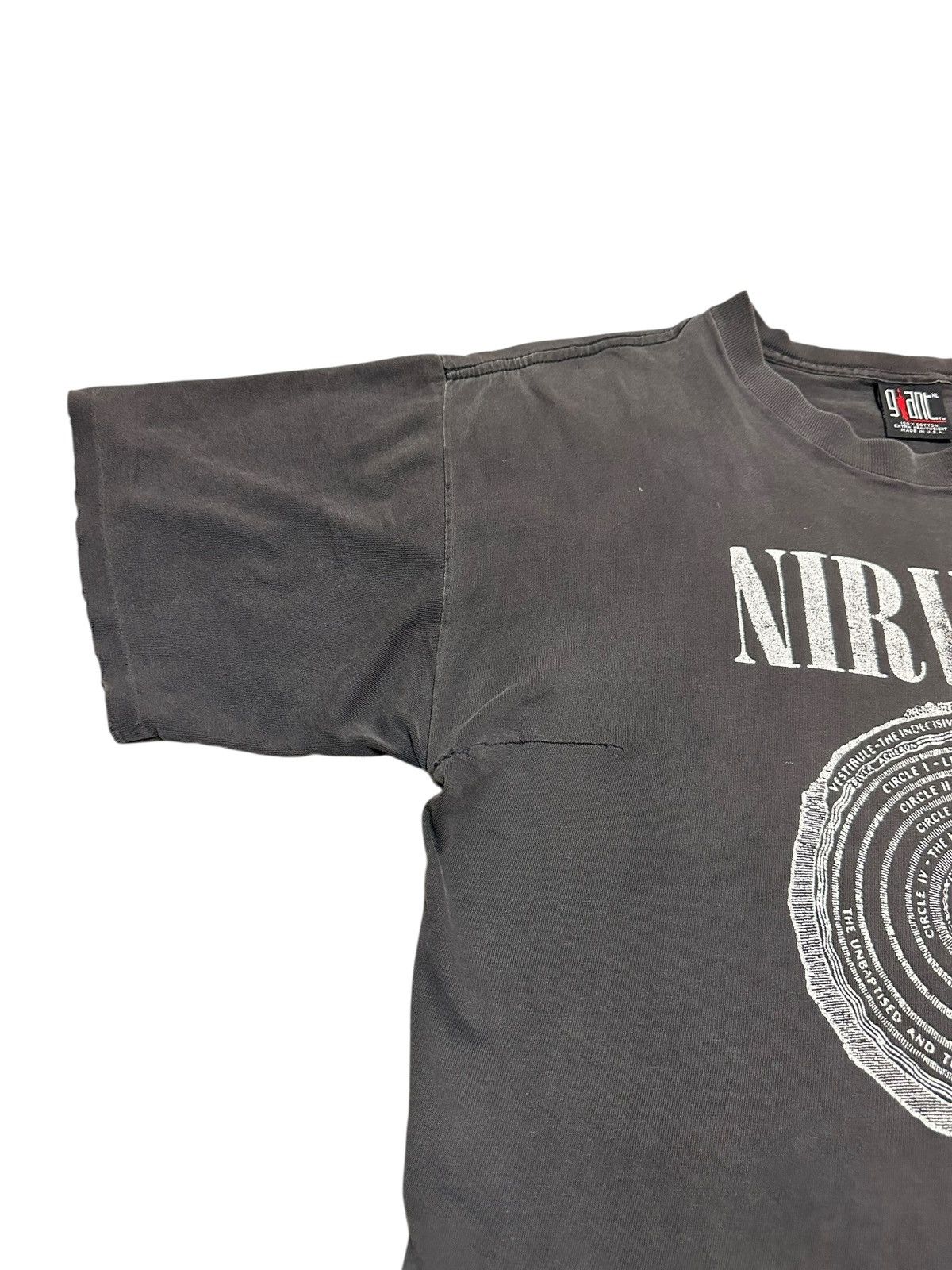 Band Tees Vintage 1992 Nirvana Vestibule Giant Tag Size US XL / EU 56 / 4 - 6 Thumbnail