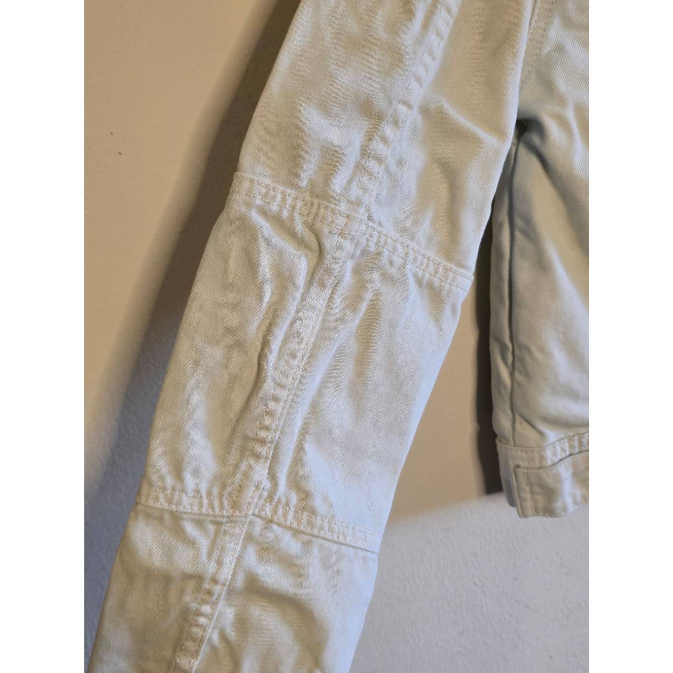 Free People Free People We The Free Denim Jacket XS Beige Off-White Butt Size XS / US 0-2 / IT 36-38 - 5 Thumbnail