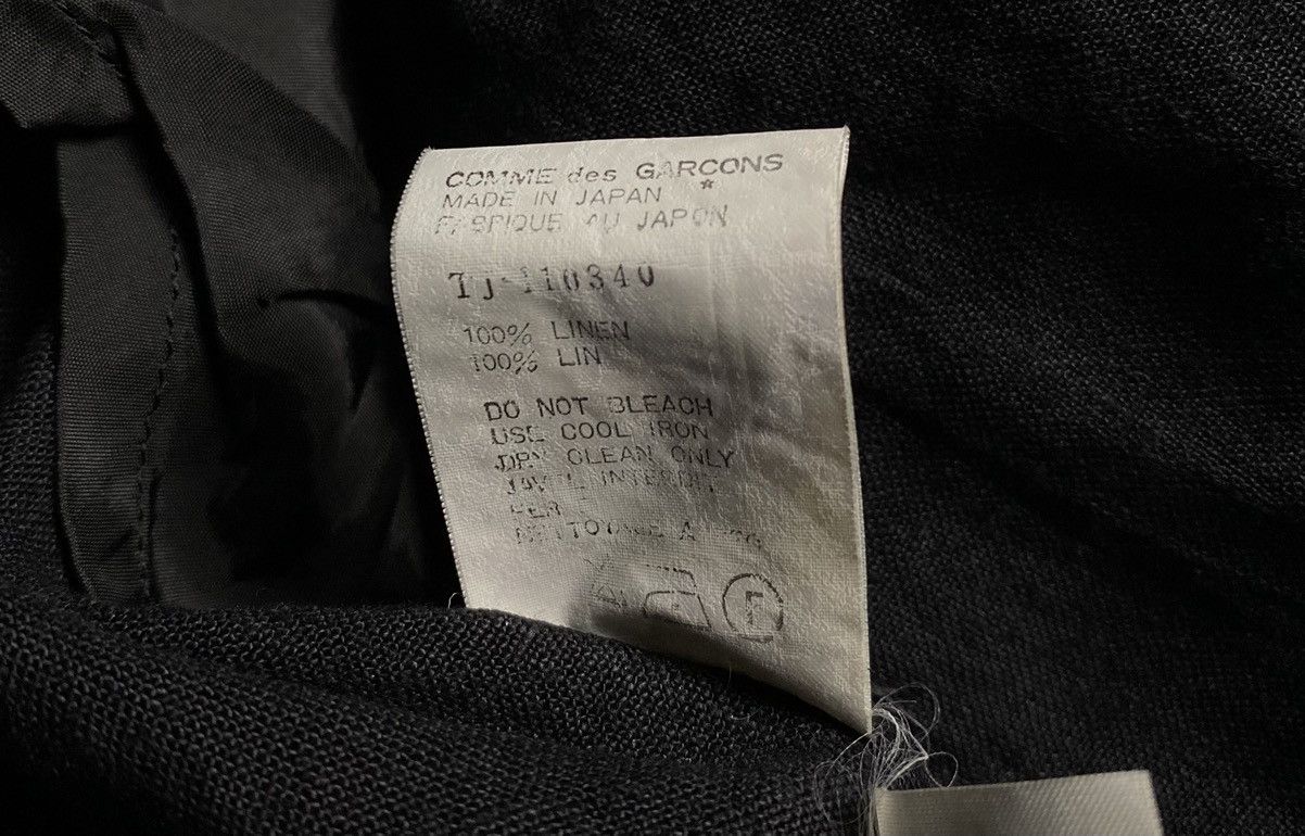 Tricot Comme des Garcons CDG Tricot AD1999 Linen Oversized Blazer Size L / US 10 / IT 46 - 9 Thumbnail