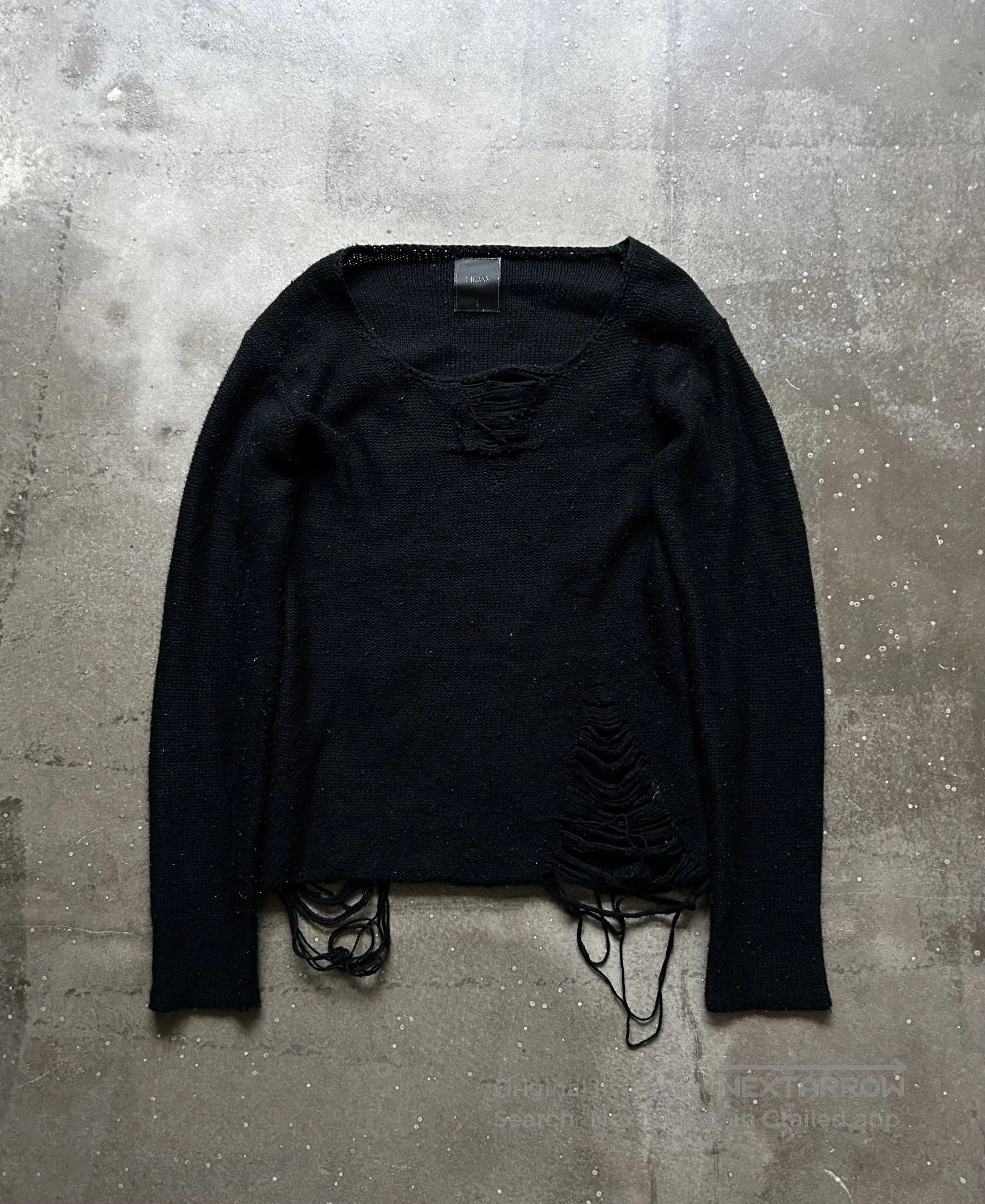 Other MIDAS 90s Distressed Knit Top. Size US S / EU 44-46 / 1 - 1 Thumbnail