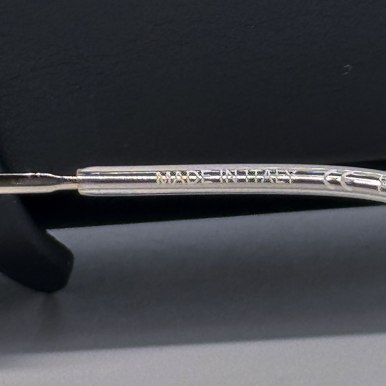 Montblanc NEW MONTBLANC EYEGLASSES MB0219O 001 SILVER MEN EYEWEAR Size ONE SIZE - 7 Thumbnail