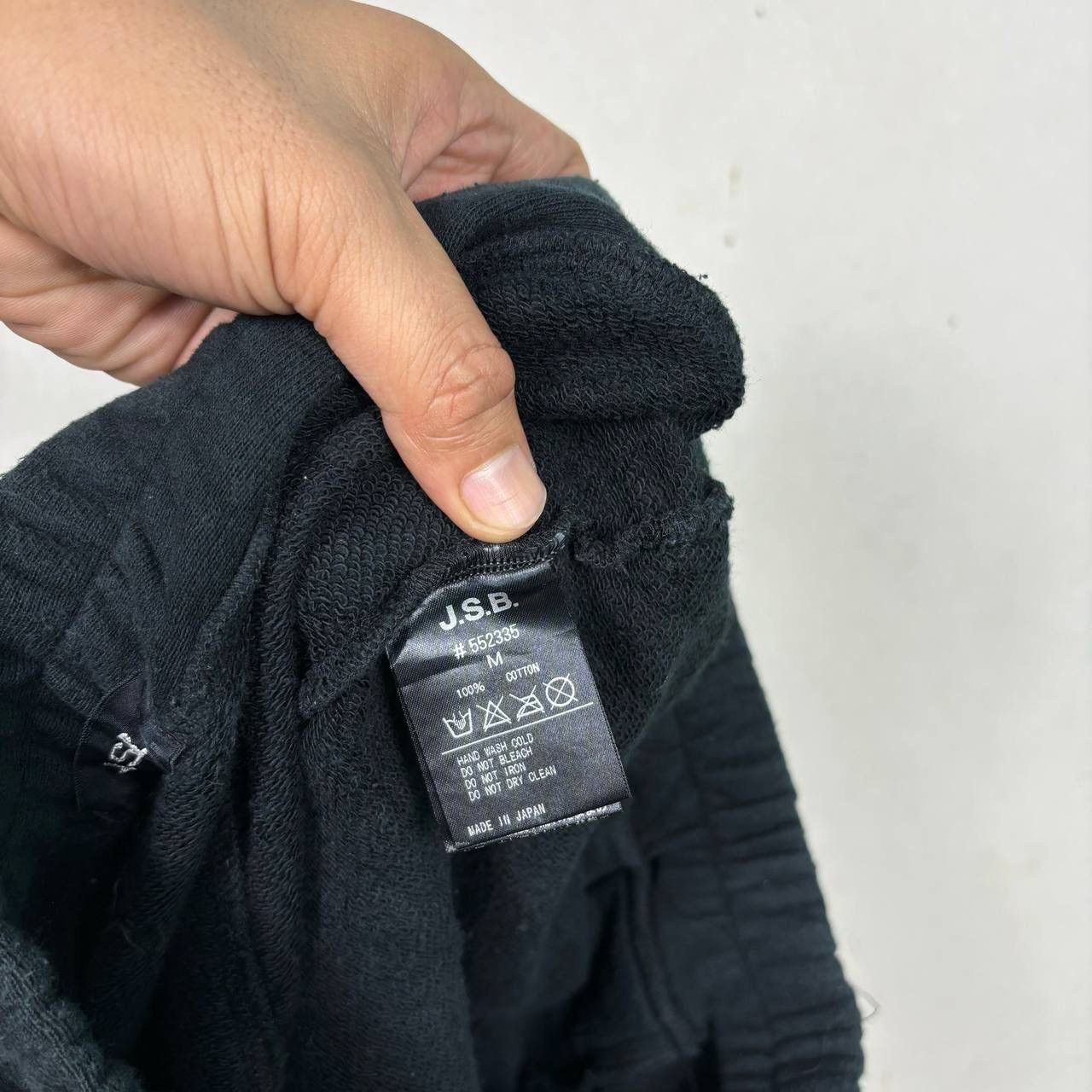 Japanese Brand J.S.B Japan Sarouel Drop Crotch Sweatpants Black Size M Size US 32 / EU 48 - 8 Thumbnail