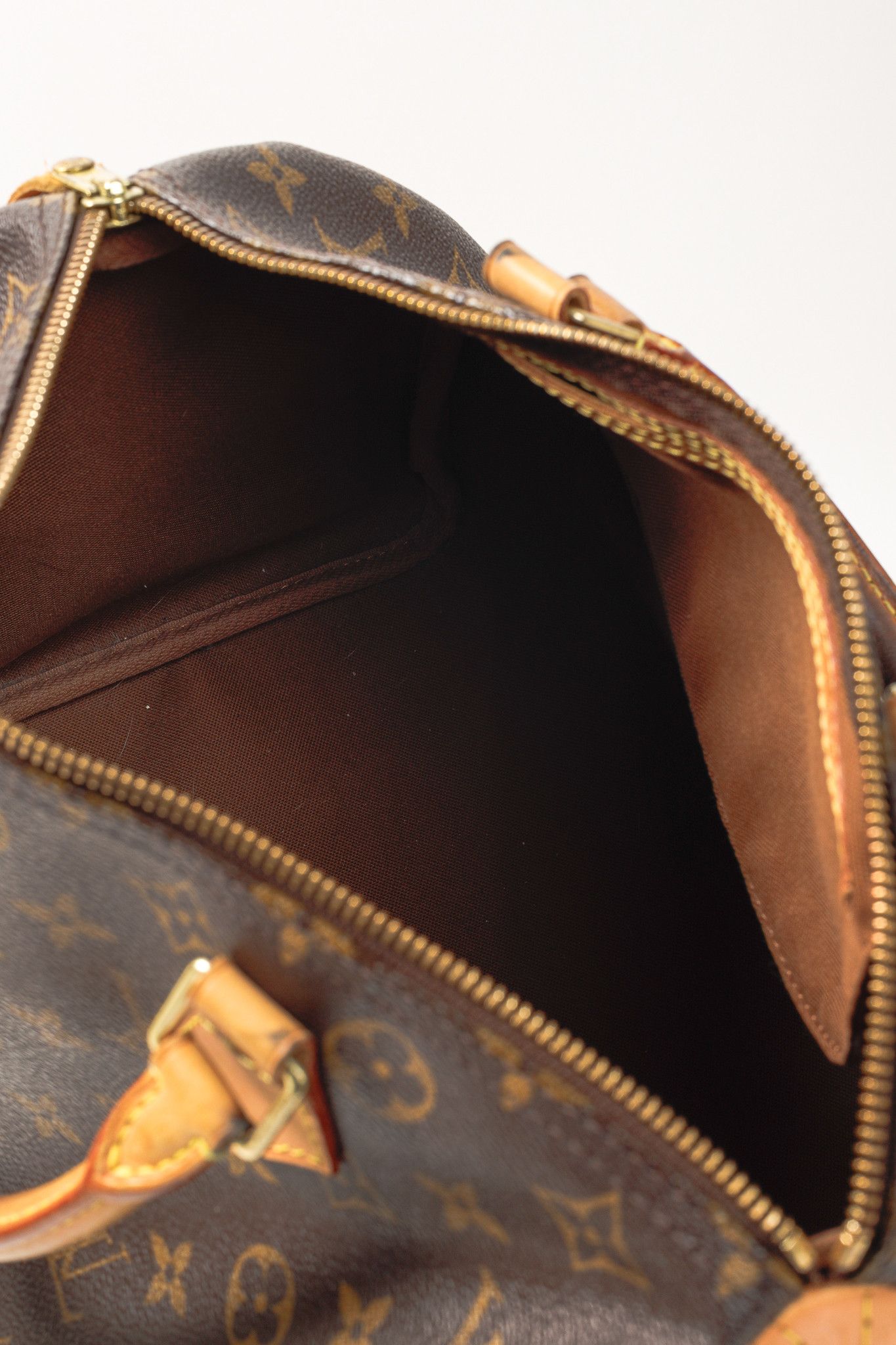 Louis Vuitton Louis Vuitton Speedy 30 Brown Monogram Double Handle Bag Size ONE SIZE - 11 Thumbnail