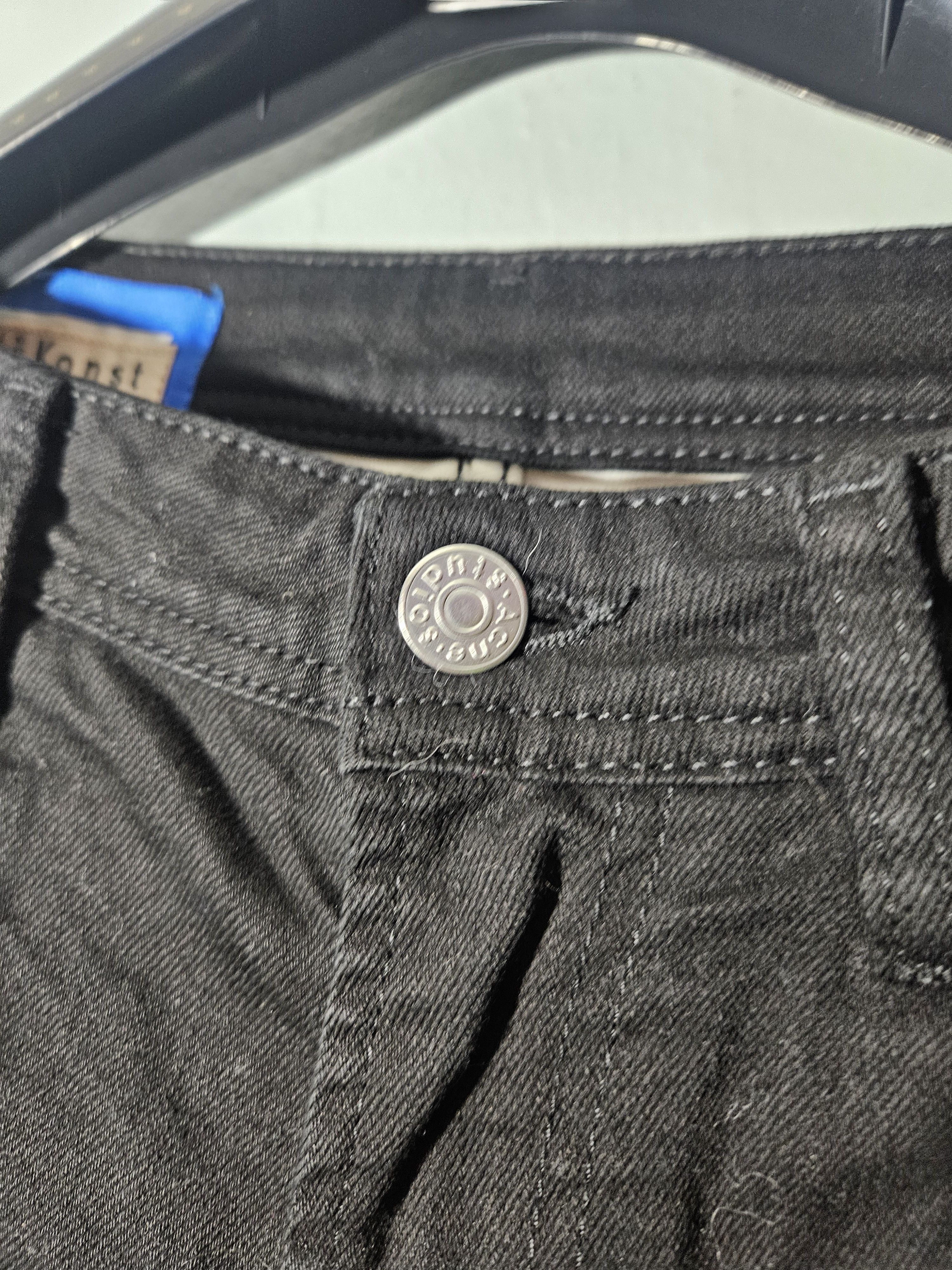 Acne Studios Blå Konst South Stay Black Stretch Denim Jeans Size US 28 / EU 44 - 3 Thumbnail