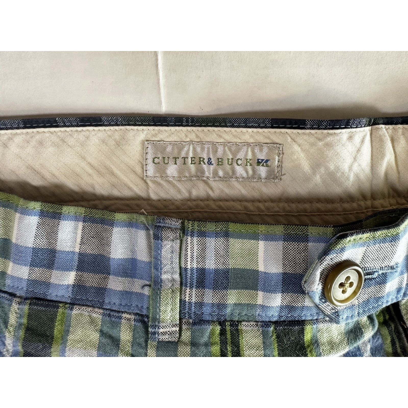 Cutter & Buck Cutter & Buck Chino Shorts Sz40 Blue Plaid Gorpcore Outdoor Size US 40 / EU 56 - 3 Thumbnail