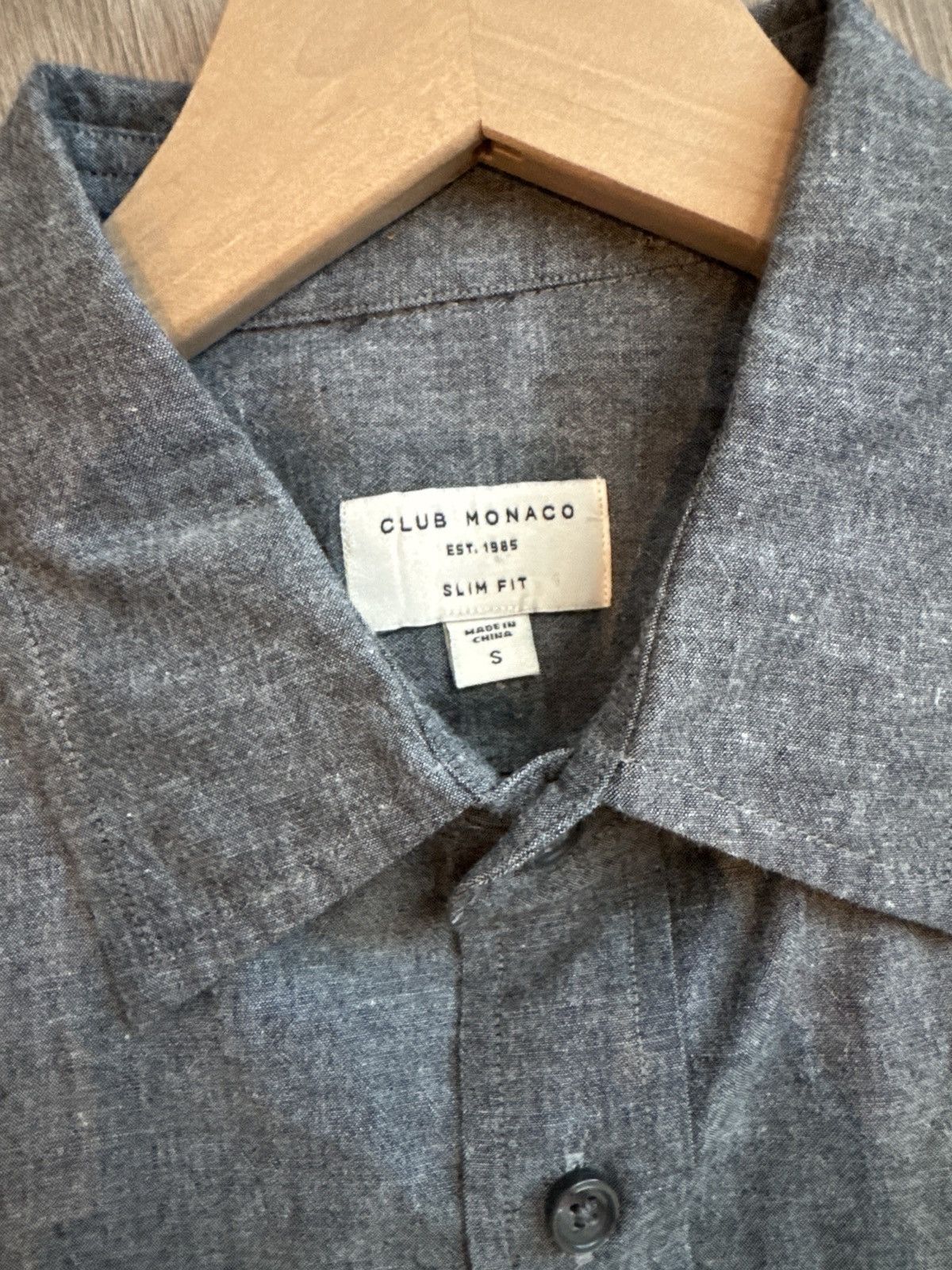 Club Monaco Club Monaco Short Sleeve Button Up Shirt Size US S / EU 44-46 / 1 - 3 Thumbnail