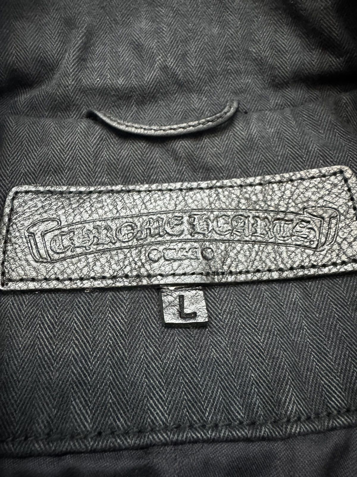Chrome Hearts Chrome Hearts KB24 Khaki Denim Jacket Rare Size US L / EU 52-54 / 3 - 6 Thumbnail