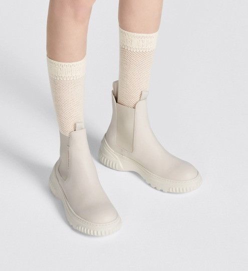 Dior o1w1db11125 KCI780 D-Racer Ankle Boots in Off White Size US 8 / IT 38 - 5 Thumbnail