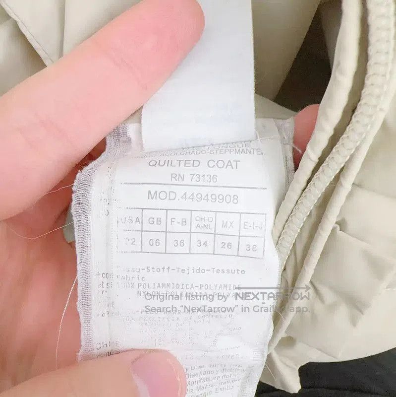 Max Mara MaxMara Beige Women's Puffer Coat Size S . Size S / US 4 / IT 40 - 4 Thumbnail