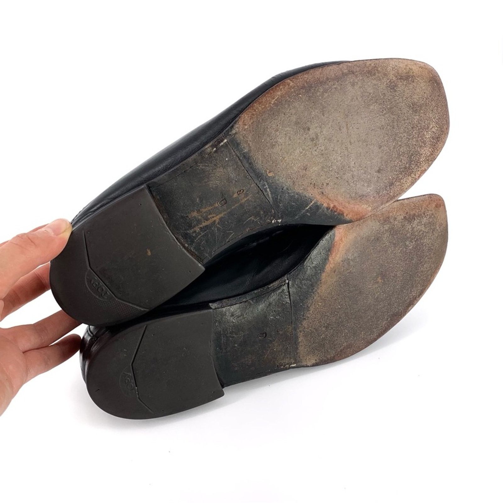 Santoni SANTONI Horse Bit Loafer Moccasin Black Leather 9 D Size US 9 / EU 42 - 13 Thumbnail