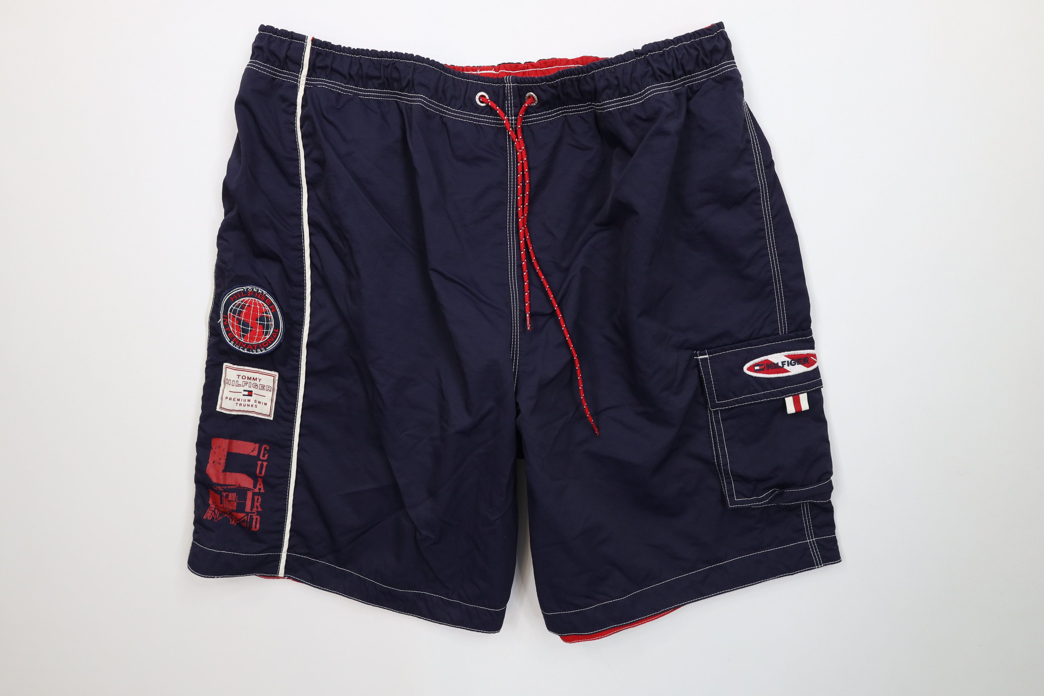 Tommy Hilfiger Vintage Y2K 2005 Tommy Hilfiger Games Lined Shorts Size US 32 / EU 48 - 1 Thumbnail