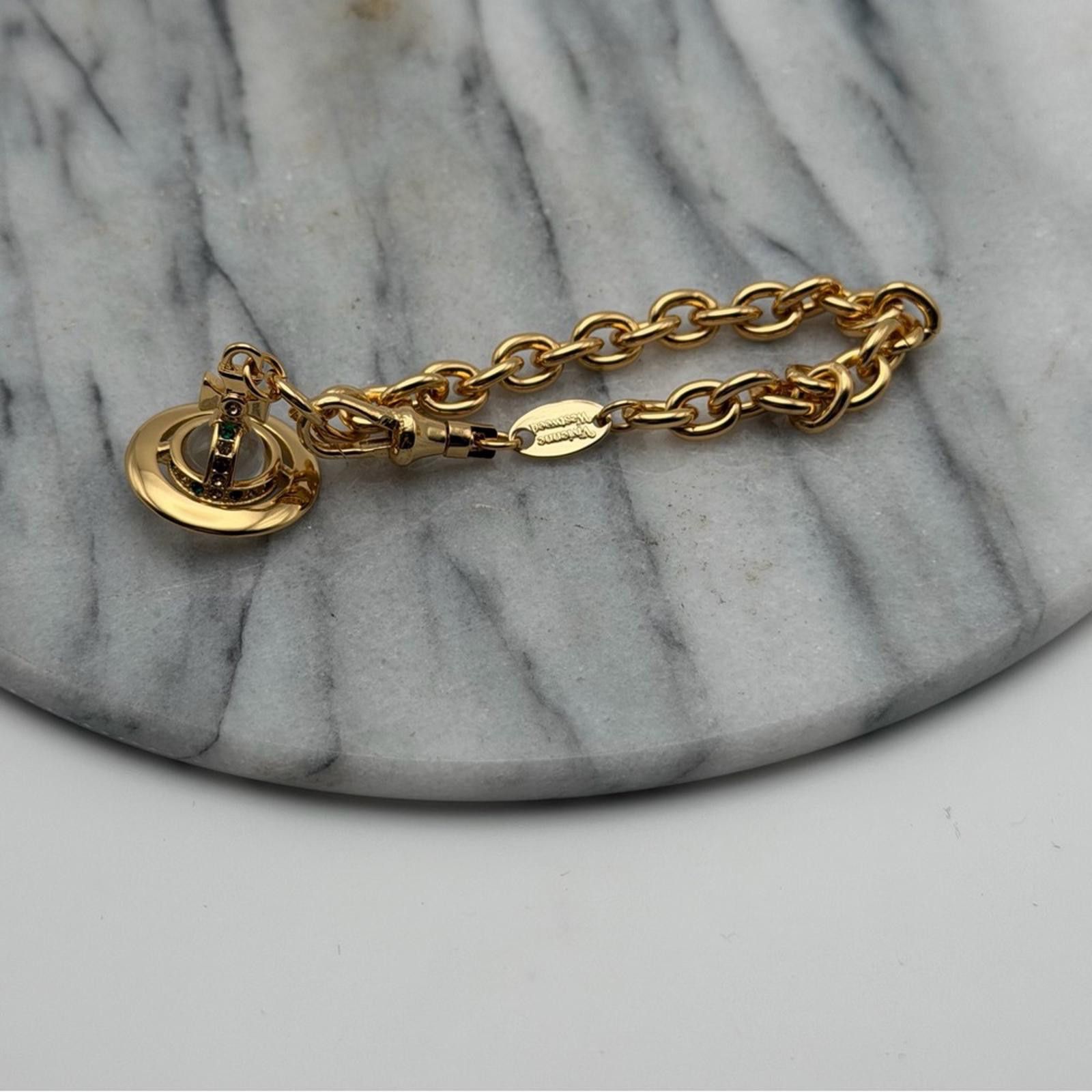 Vivienne Westwood Vivienne Westwood Gold Petite Orb Bracelet Size ONE SIZE - 4 Thumbnail