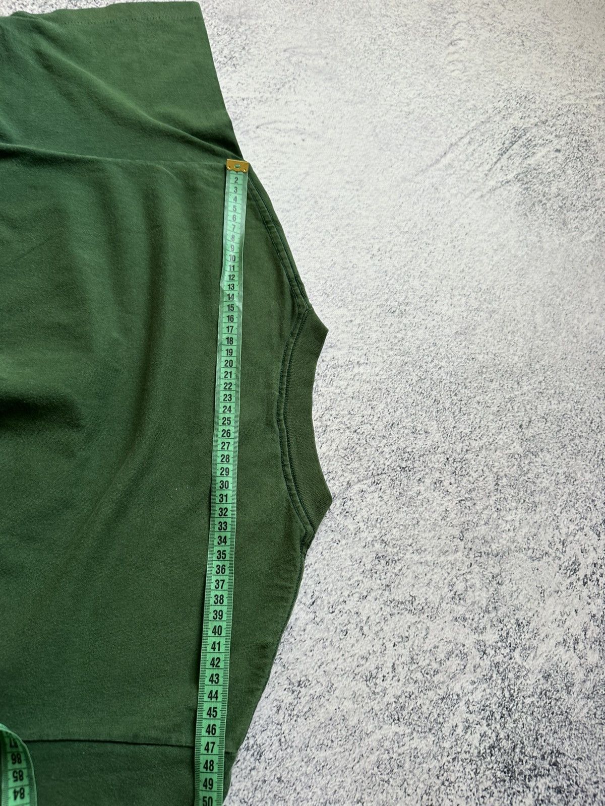 Stussy Vintage 1993-96 STUSSY Big Logo Green T-Shirt Made in USA Size US L / EU 52-54 / 3 - 13 Thumbnail