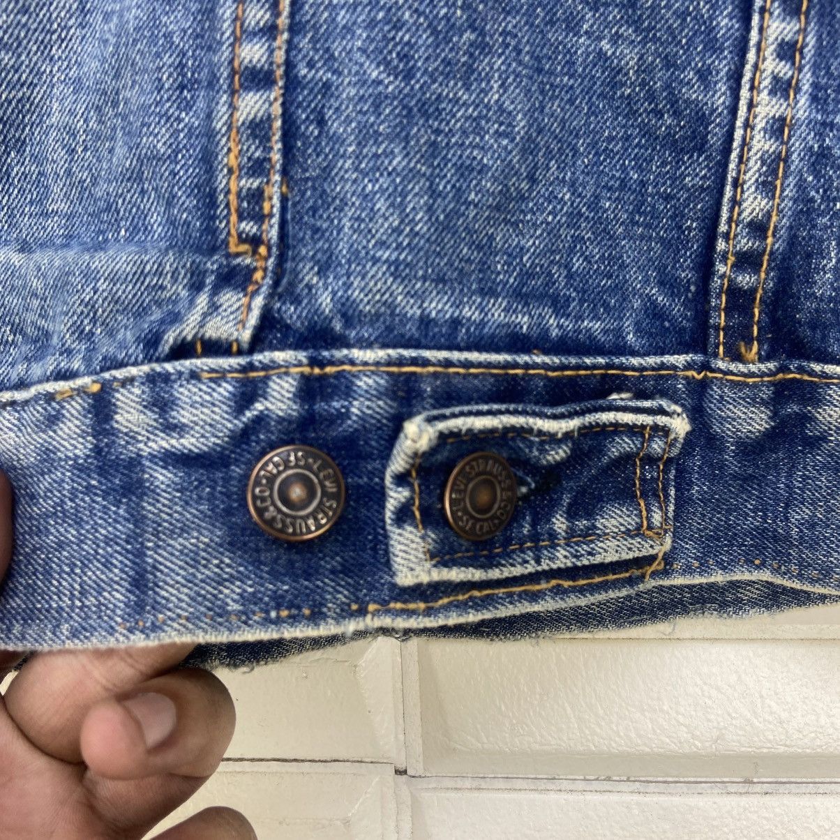 Levi's Vintage Clothing Vintage 60s #526 Levi’s Western Trucker Denim Jacket Size US XS / EU 42 / 0 - 11 Thumbnail