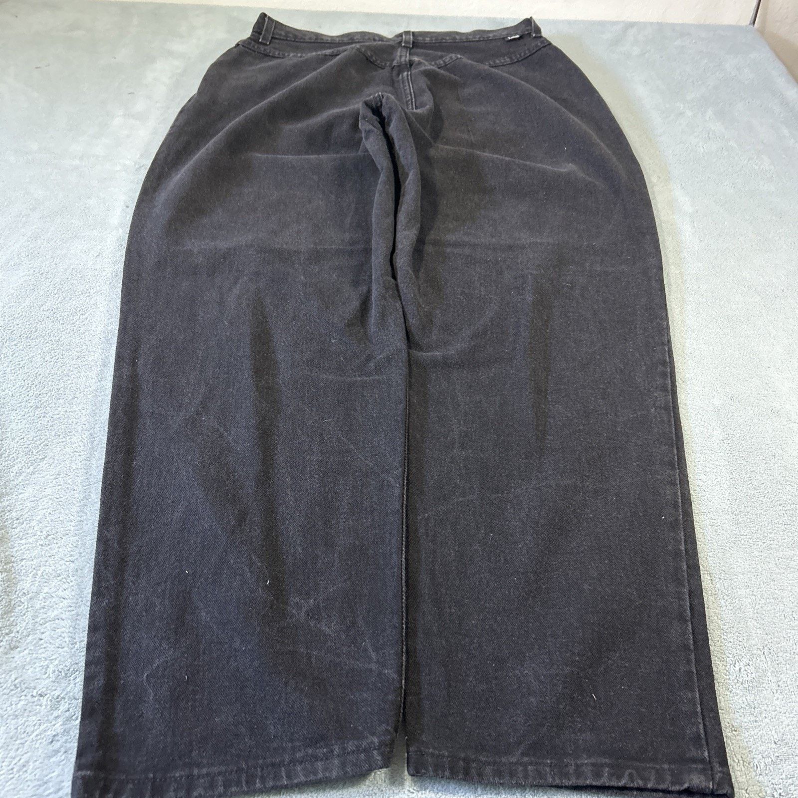 Lee USA Beyond Baggy Tapered Jeans Women 18 34x30 Black Hamilton Size 36" / US 14 / IT 50 - 1 Thumbnail