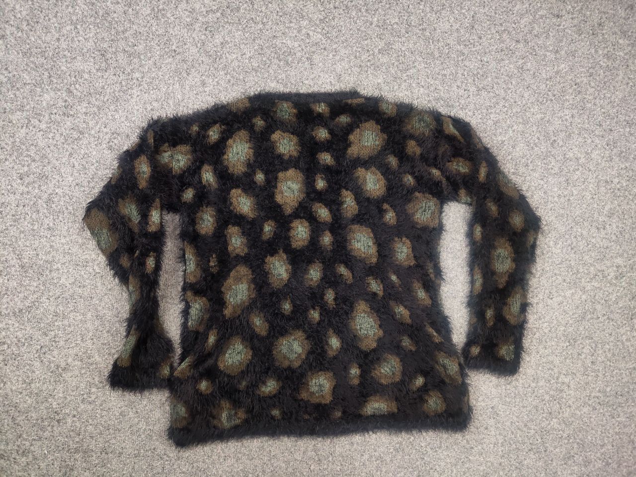 If Six Was Nine Vintage leopard Mohair Style Black Sweater Y2K hysteric Size US S / EU 44-46 / 1 - 11 Thumbnail
