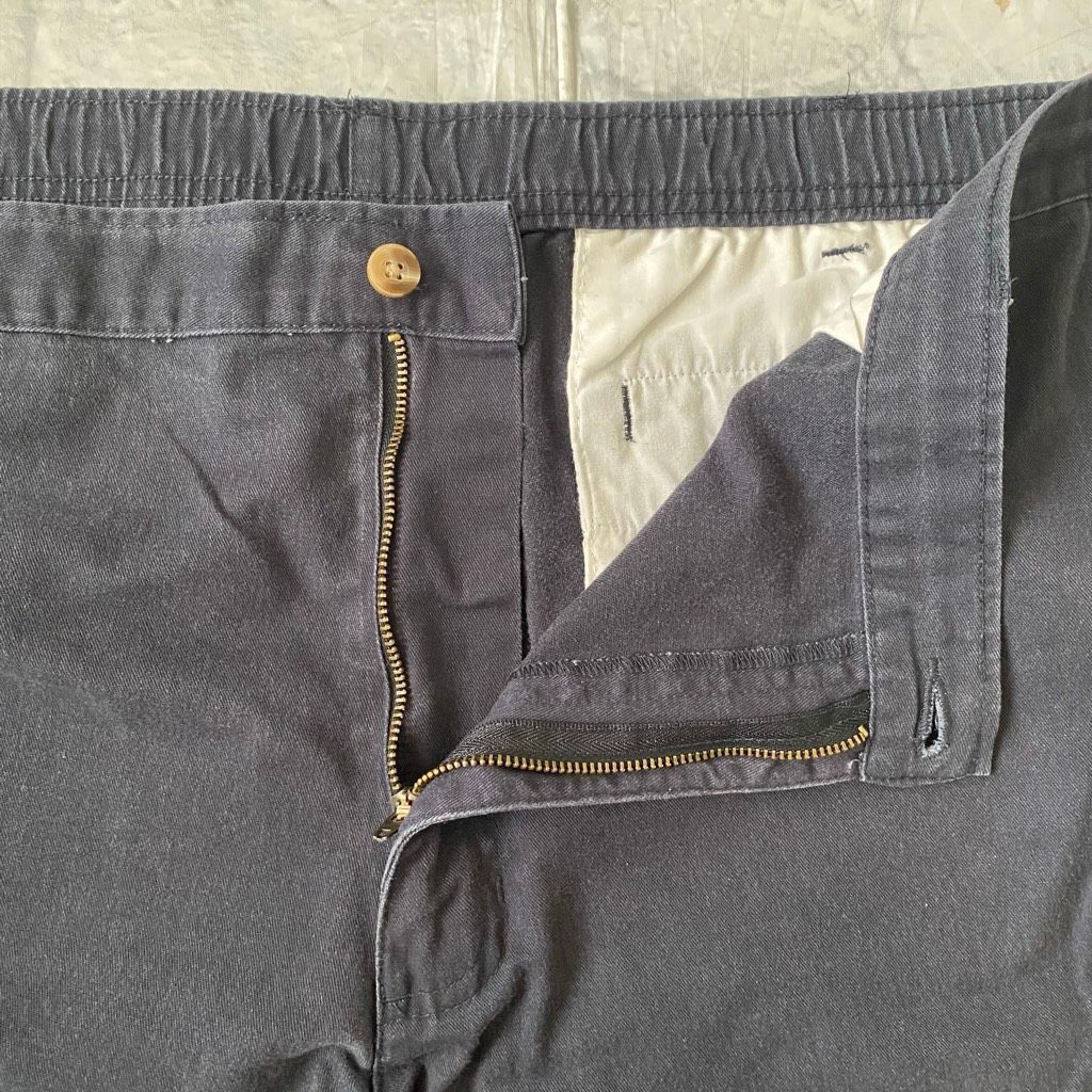 George George men 42x30 pull on chino pants w/front pockets black Size US 42 / EU 58 - 5 Thumbnail