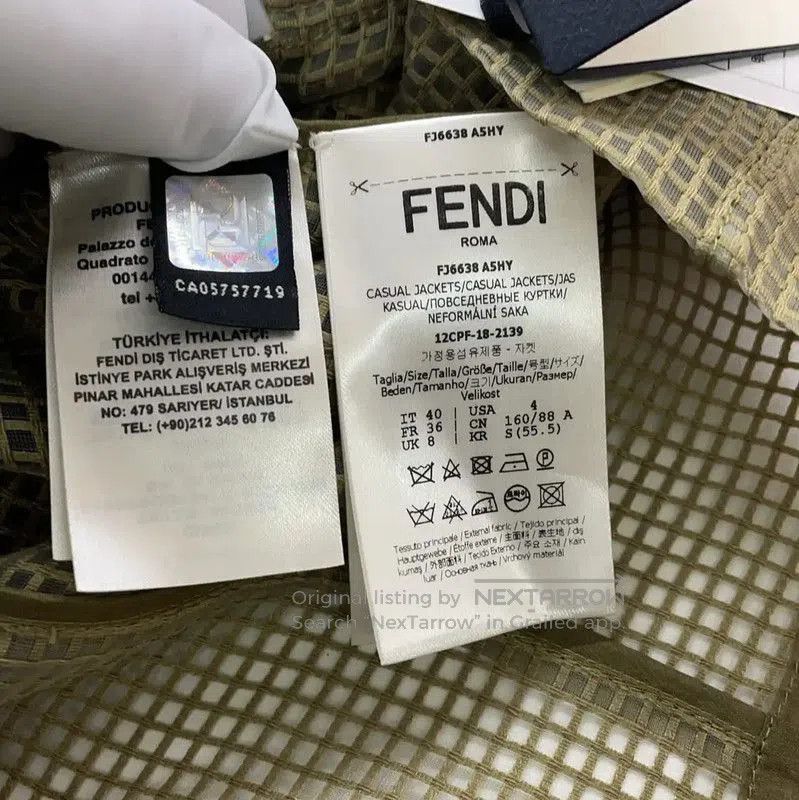 Fendi Fendi Green Polyester Women's Jacket . Size M / US 6-8 / IT 42-44 - 4 Thumbnail