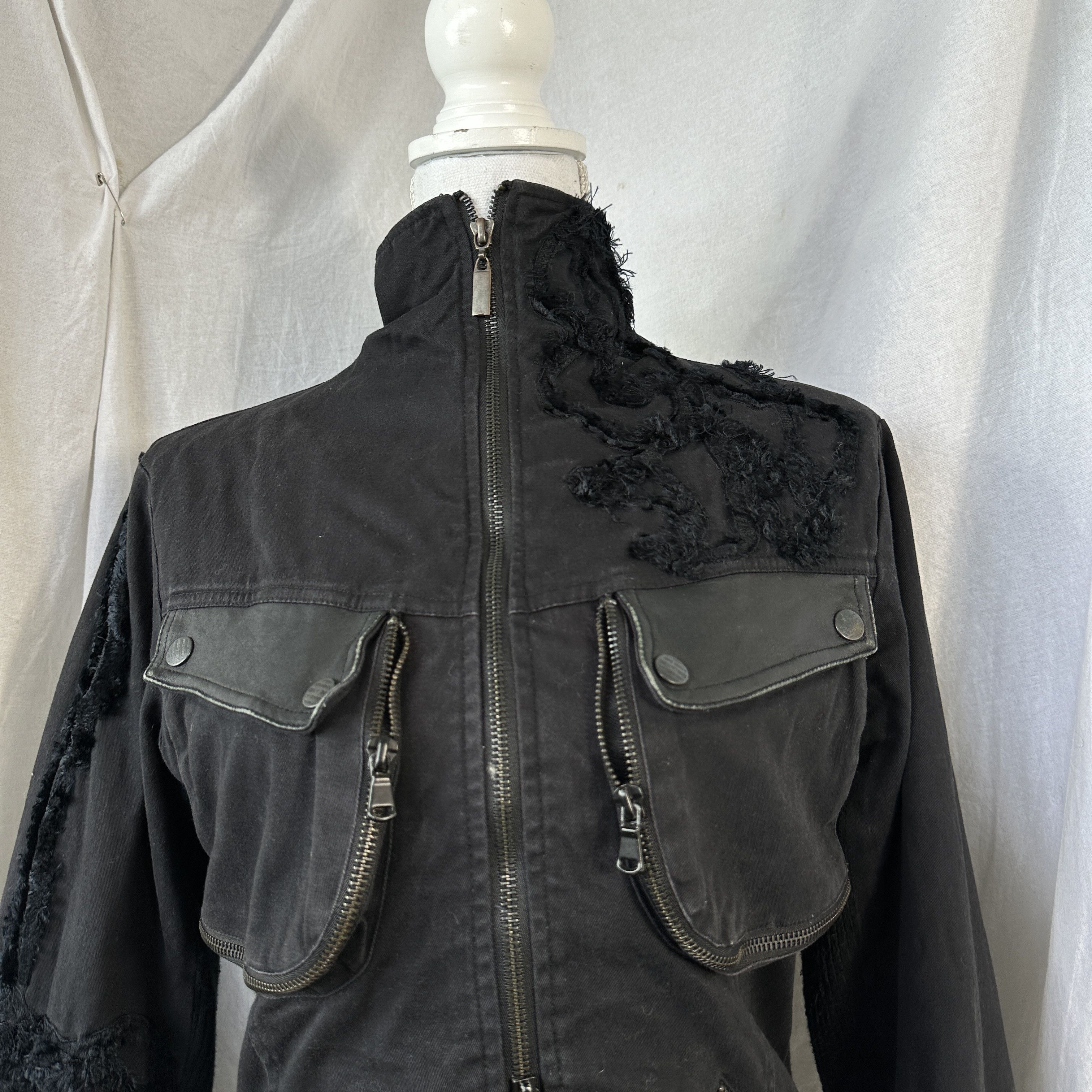 Vintage Vintage Double Zip Mr Cat Isabel Del Pedro Leather Jacket Size S / US 4 / IT 40 - 8 Thumbnail
