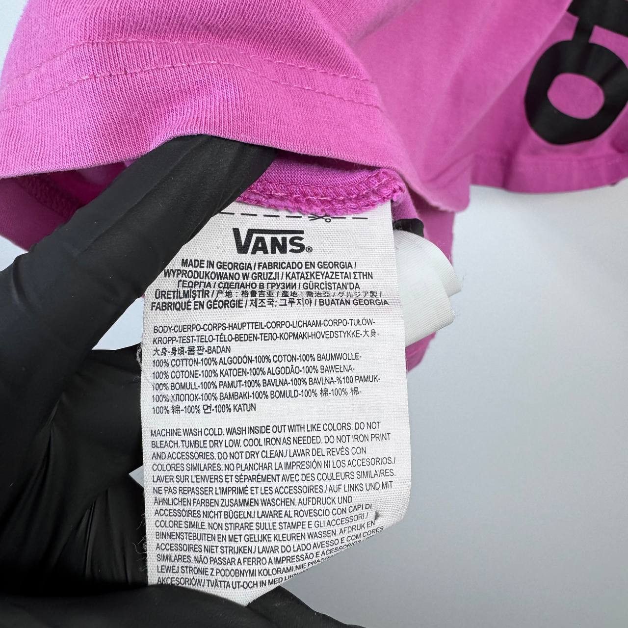 Vans Vans Off The Wall T-Shirt Pink Big Logo Skate Mens Size M Size US M / EU 48-50 / 2 - 5 Thumbnail