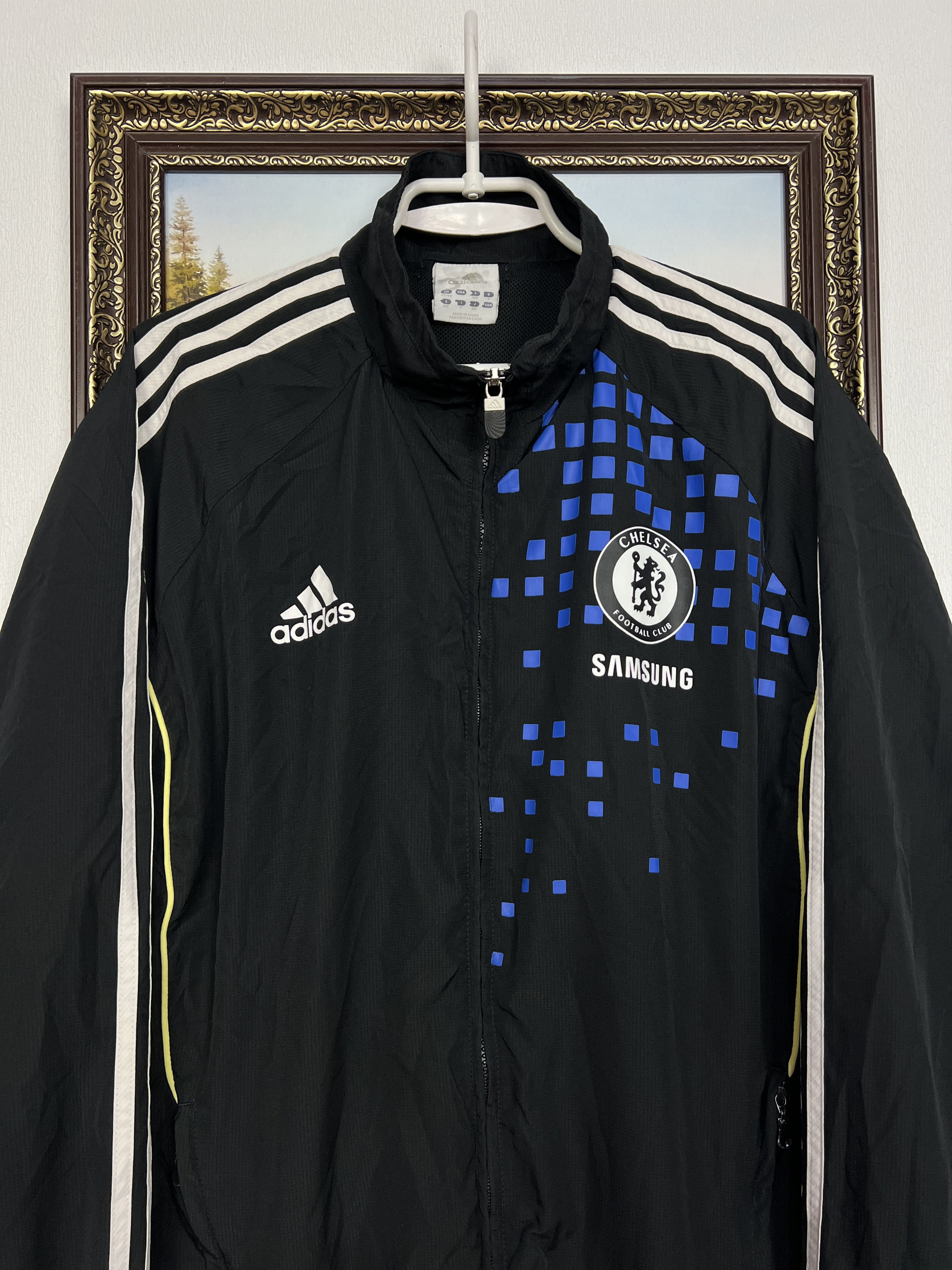 Adidas Vintage Chelsea Football Jacket Soccer Track Top Rare Hype Size US L / EU 52-54 / 3 - 2 Thumbnail