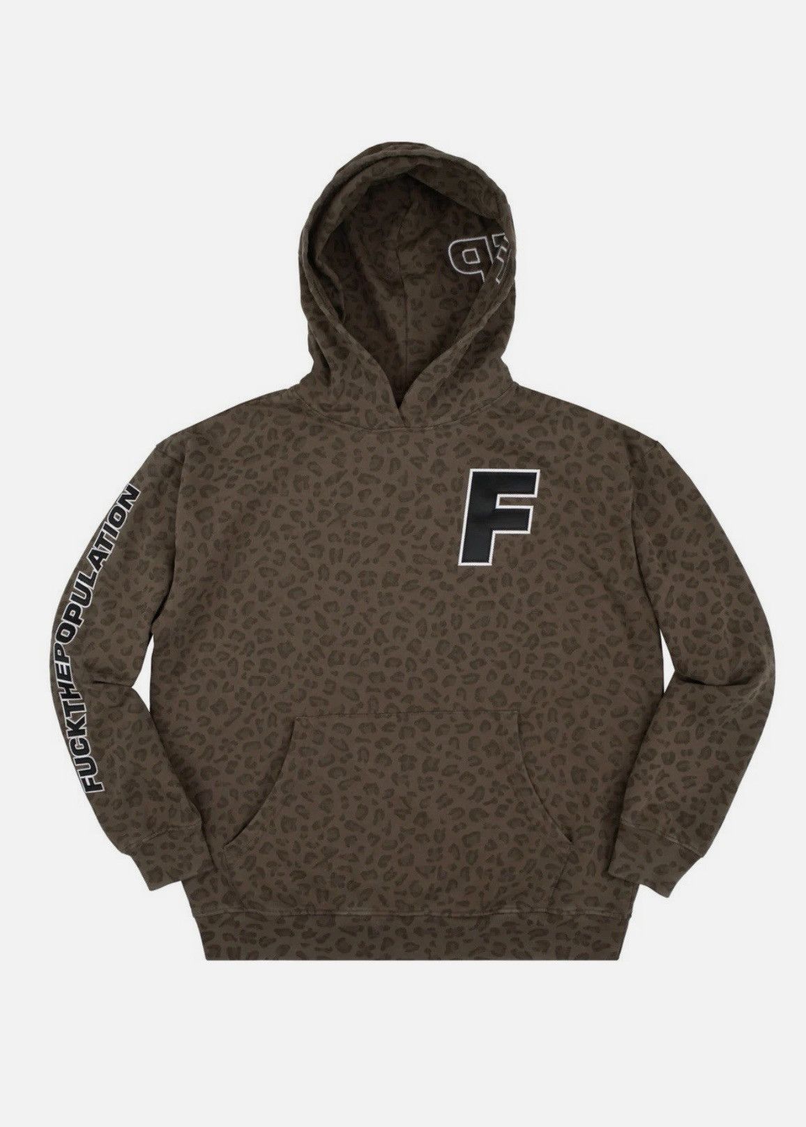 Fuck The Population FTP F Logo Tackle Twill Leopard Pullover Size US M / EU 48-50 / 2 - 1 Thumbnail
