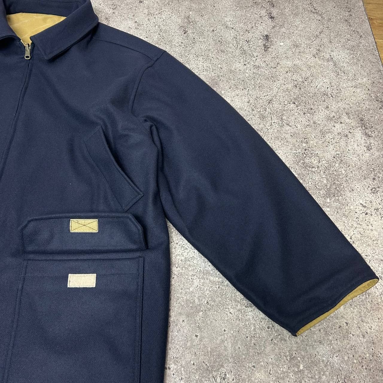 Pierre Cardin Pierre Cardin Reversible Wool Navy Blue Jacket Coat Size XL Size US XL / EU 56 / 4 - 4 Thumbnail