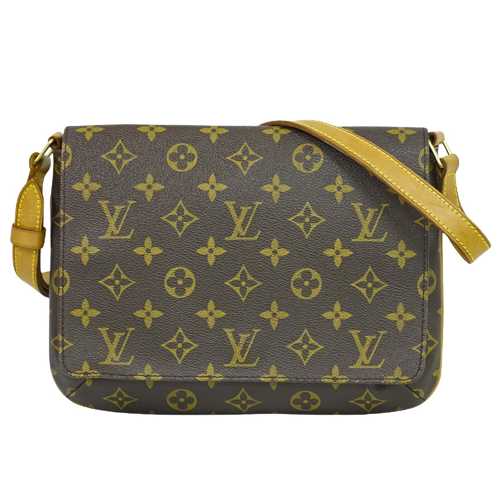 Louis Vuitton Musette Tango Brown Canvas Shoulder Bag (Pre-Owned) Size ONE SIZE - 1 Thumbnail